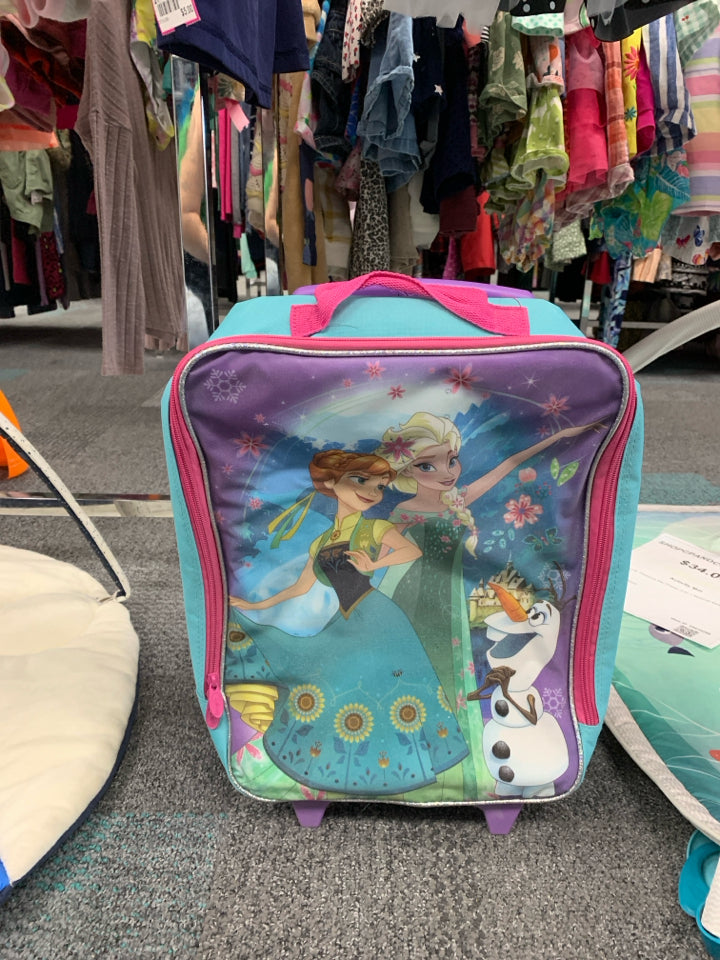 Frozen Elsa Anna and Olaf Carry On Luggage