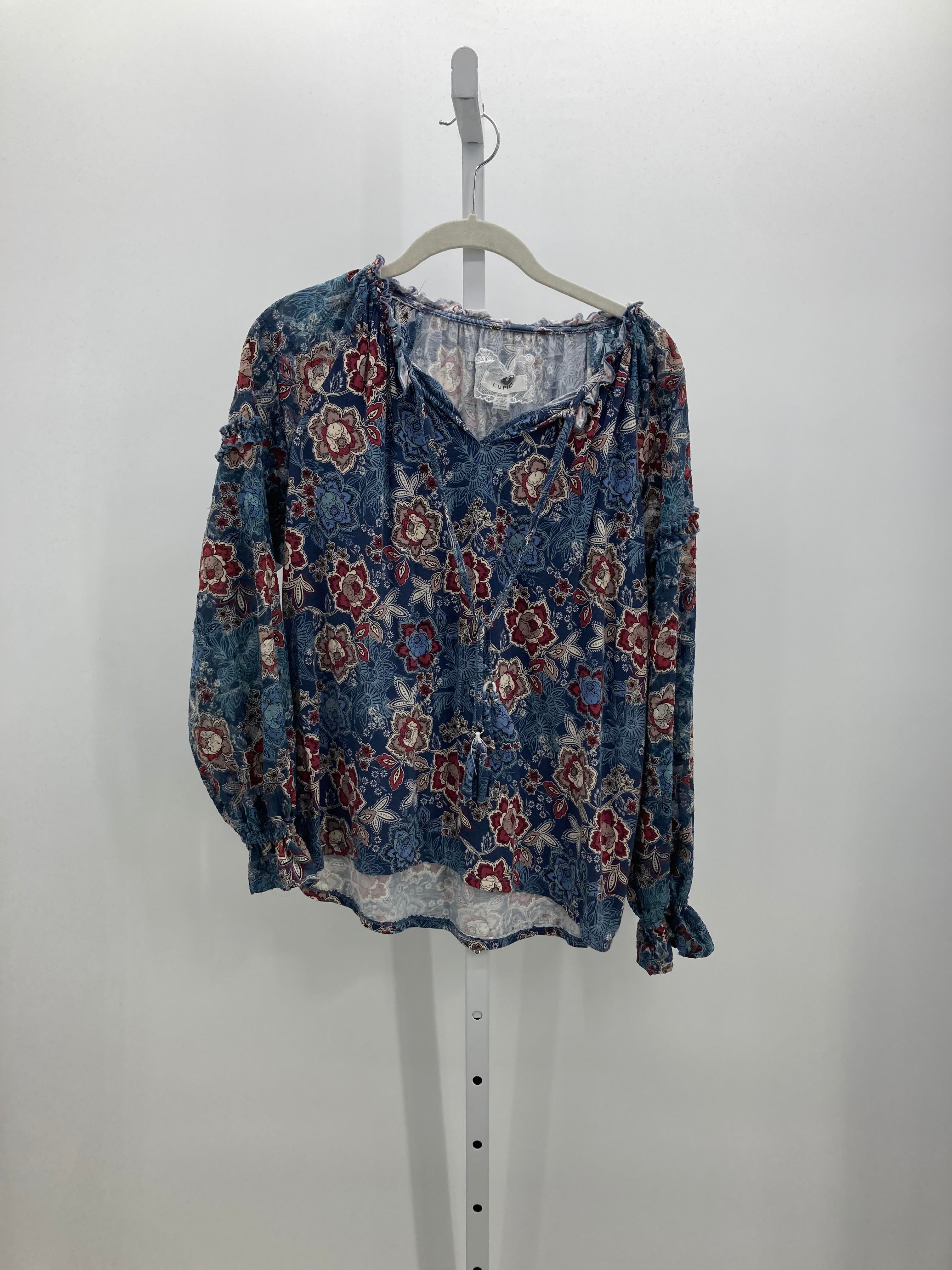 Cupio Size Small Misses Long Sleeve Shirt