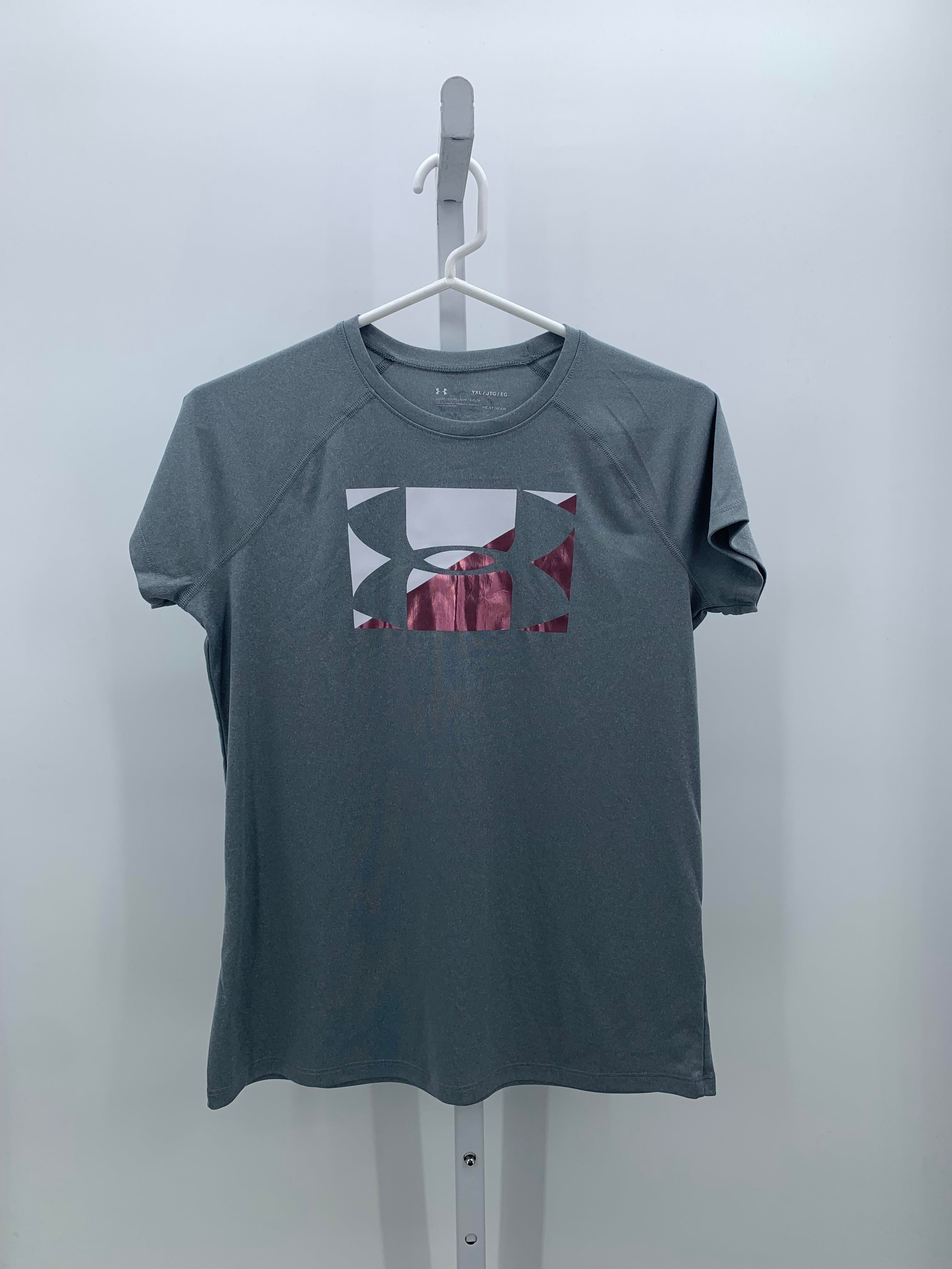 Under Armour Size 18-20 Girls Short Sleeve Shirt