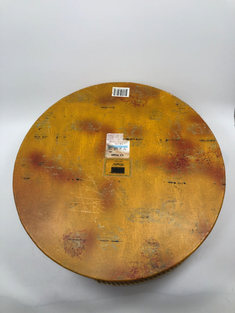 ISLAND PARADISE ROUND STORAGE HAT BOX.