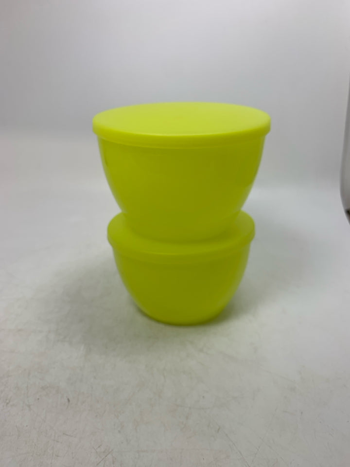 VTG 2 OVAL COVERED FOOD STORAGE.
