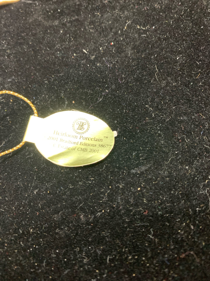 THE DOGWOOD FAIRY PORCELAIN ORNAMENT.