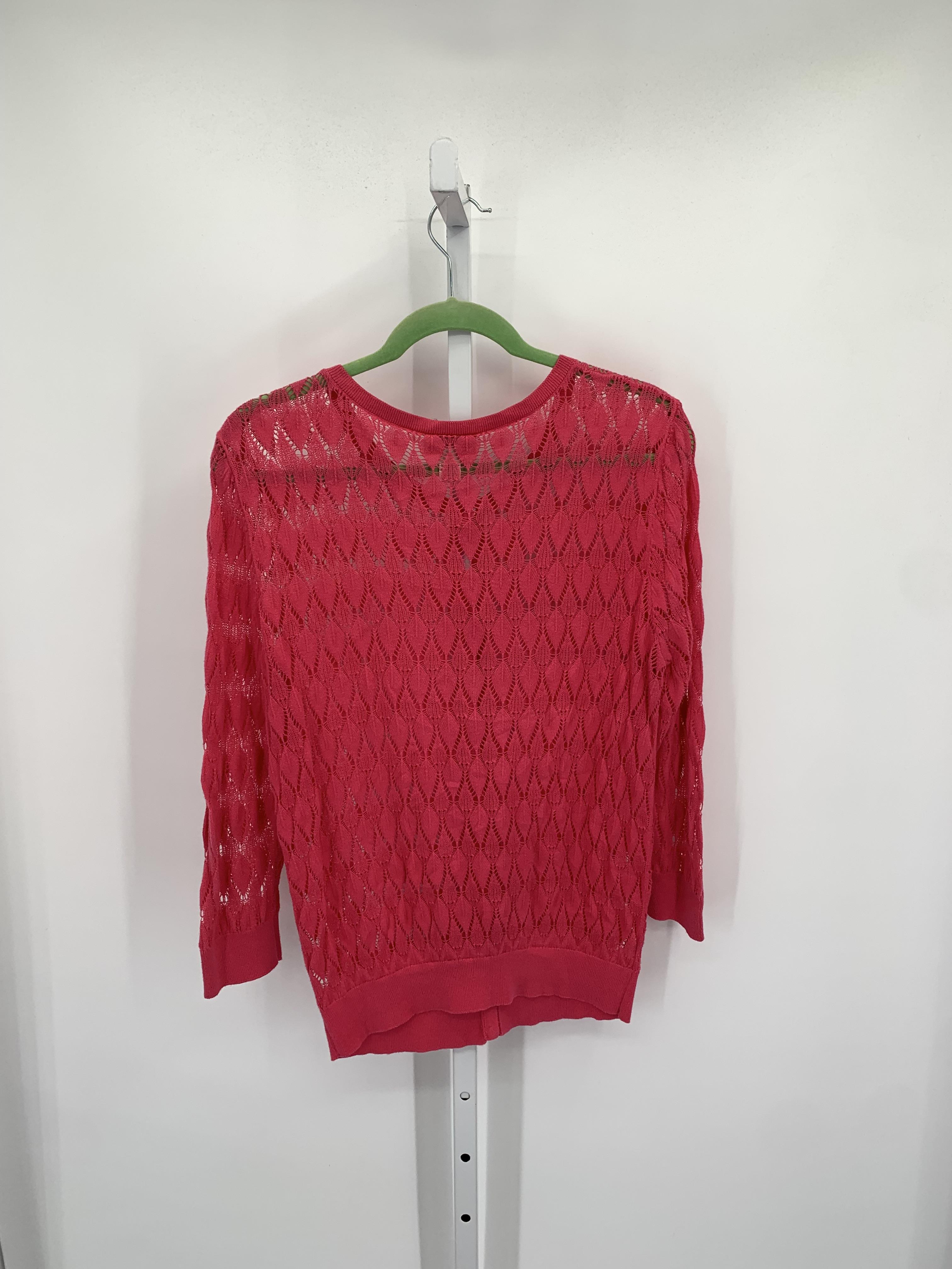 Loft Size Large Misses Long Slv Sweater