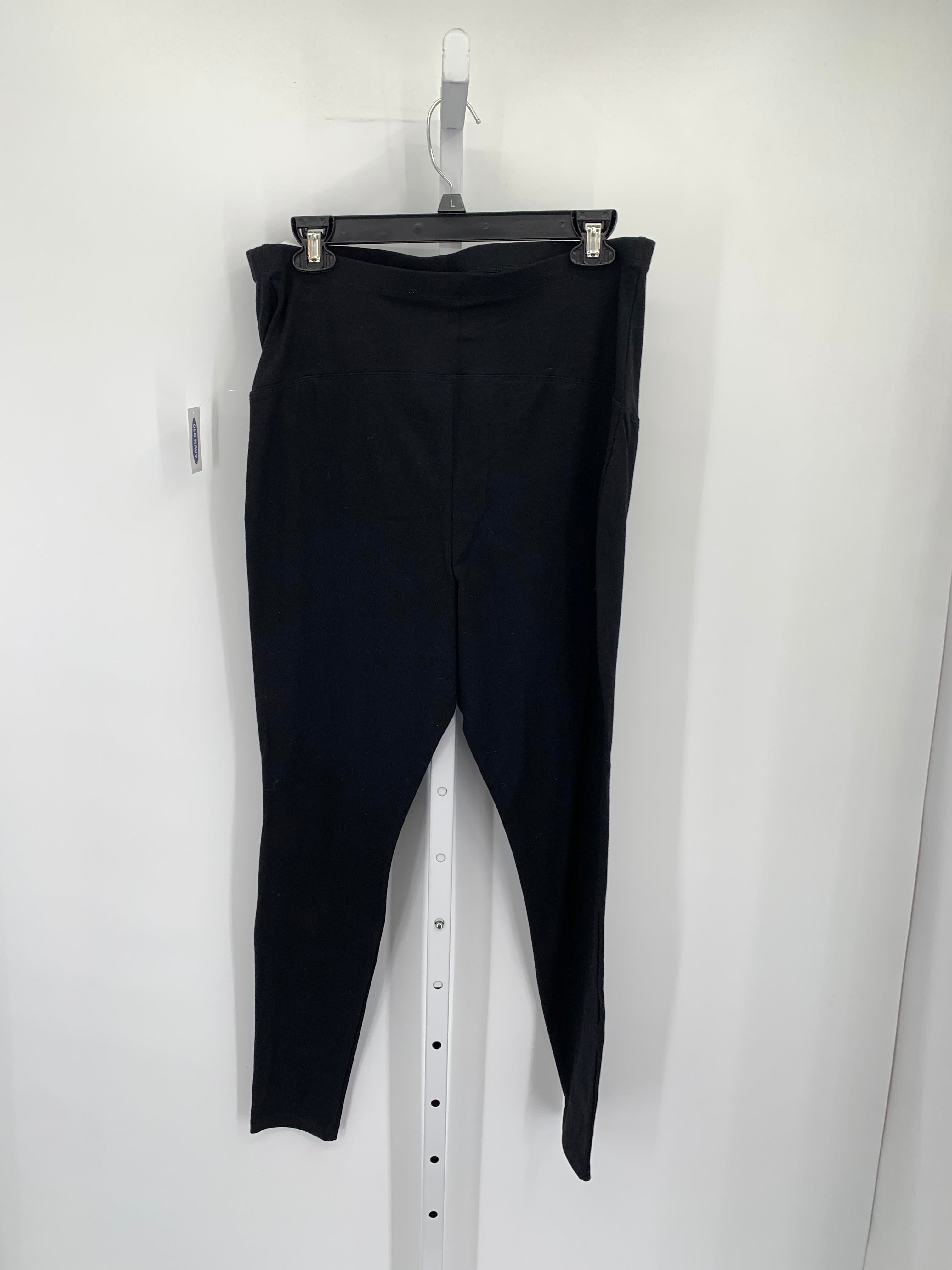 Old Navy Black Size Large Maternity Pants