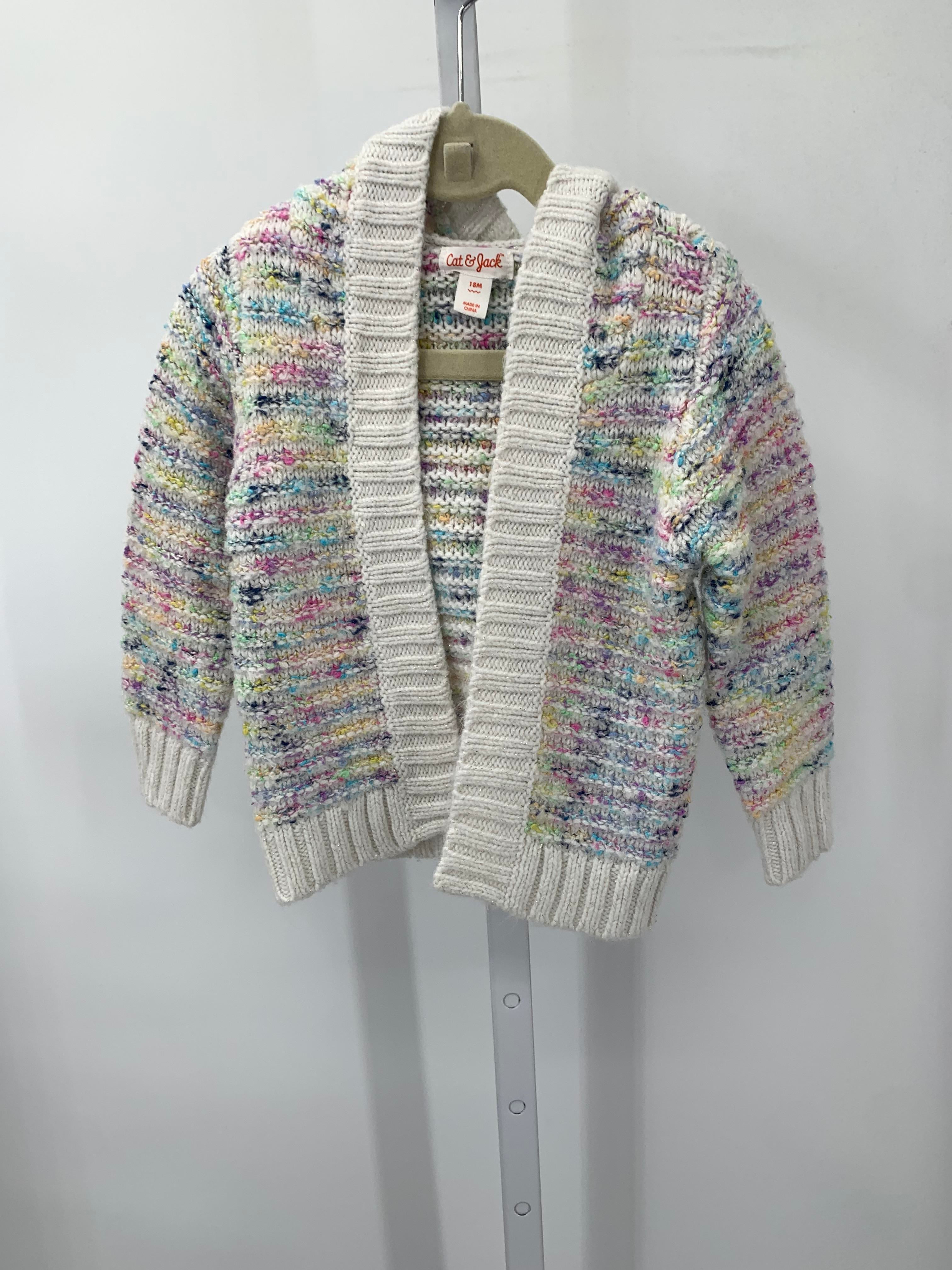 Cat & Jack Size 18 Months Girls Long Sleeve Sweater