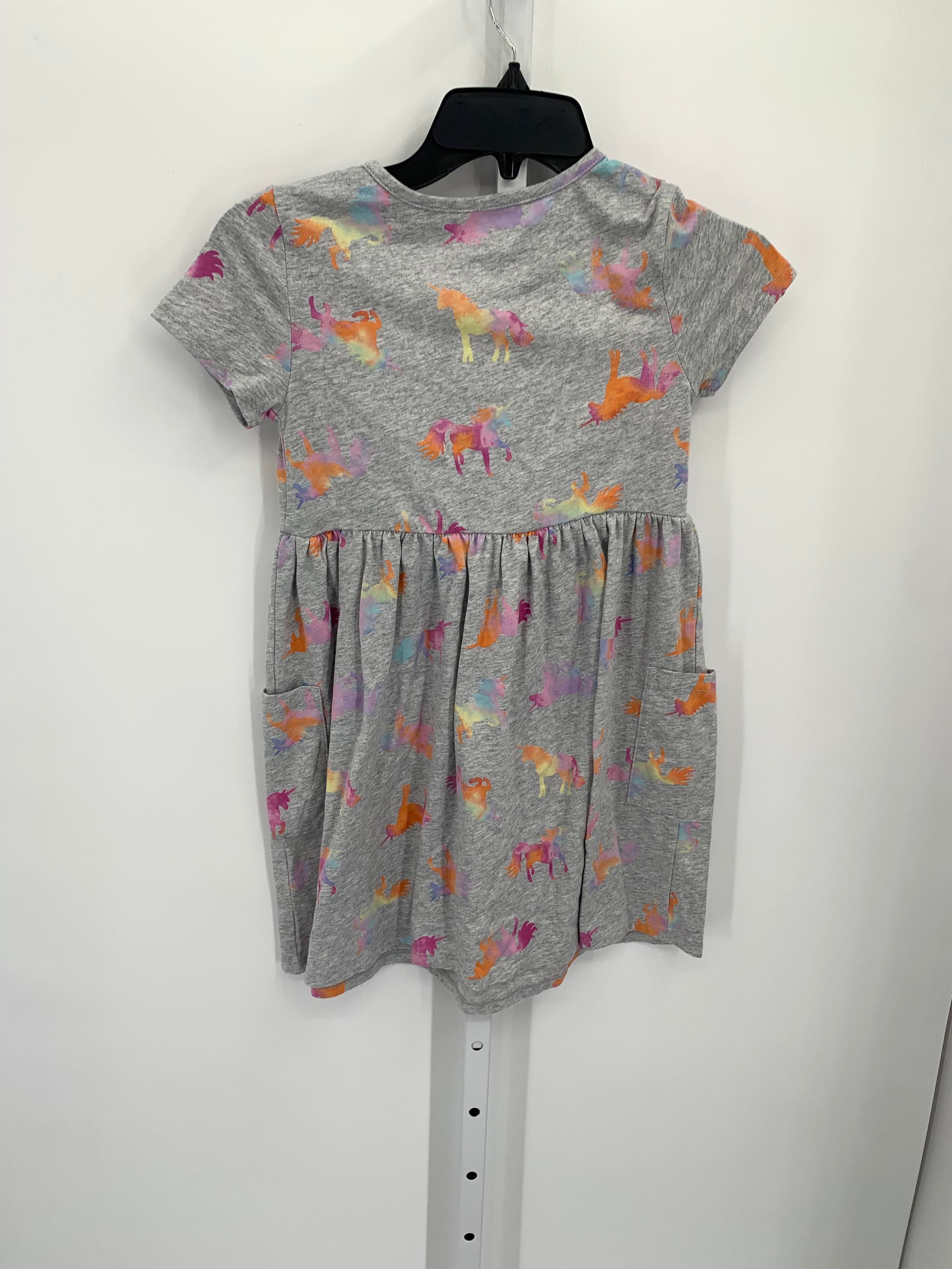 Wonder Nation Size 7-8 Girls Short Sleeve Dress