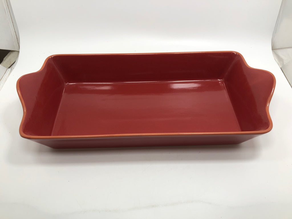 7PC COSTA DEL SOL STONEWARE SERVING SET.