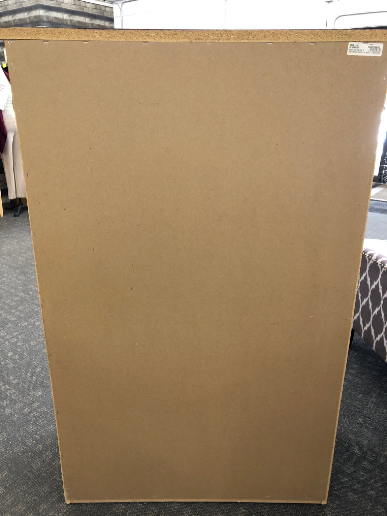 RUSTIC 5-DRAWER DRESSER W/METAL ACCENTS ASHLEY FURNITURE.