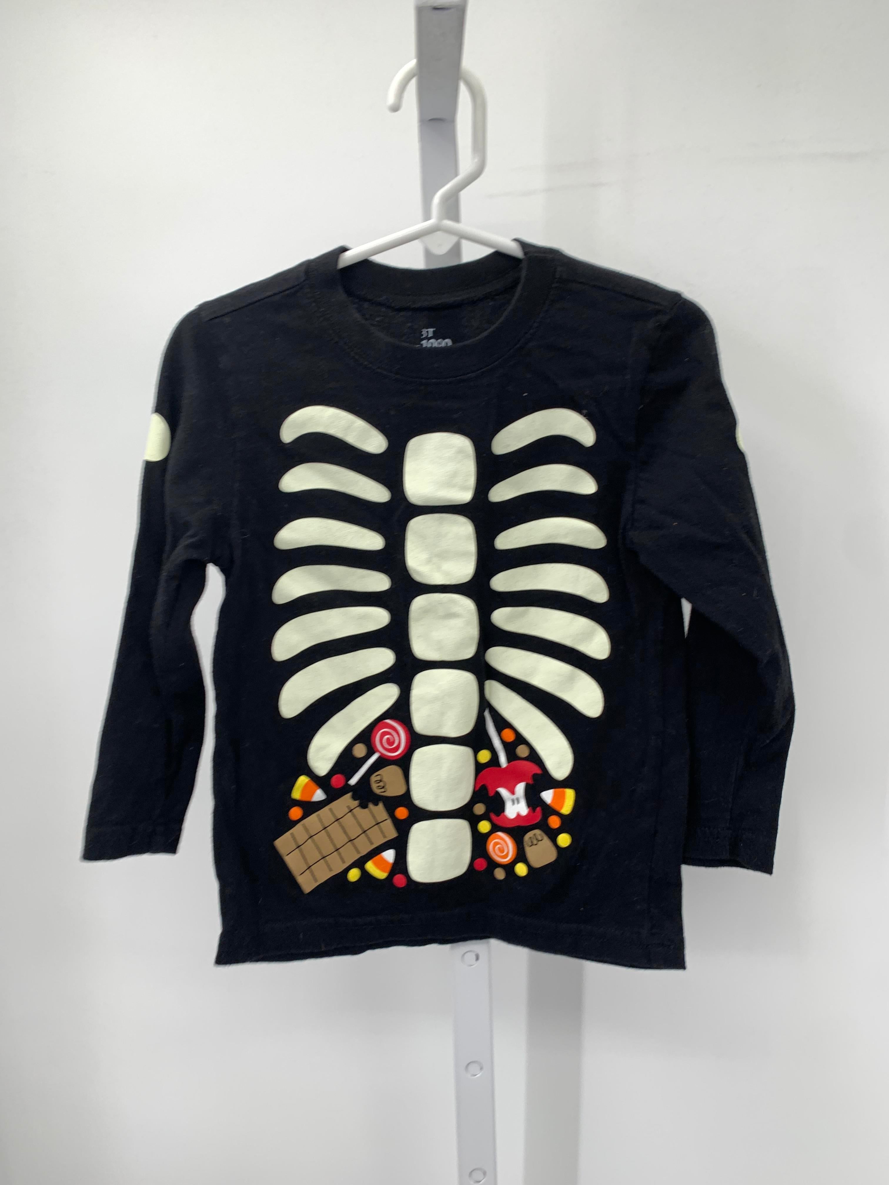 LONG SLV SHIRT SKELETON