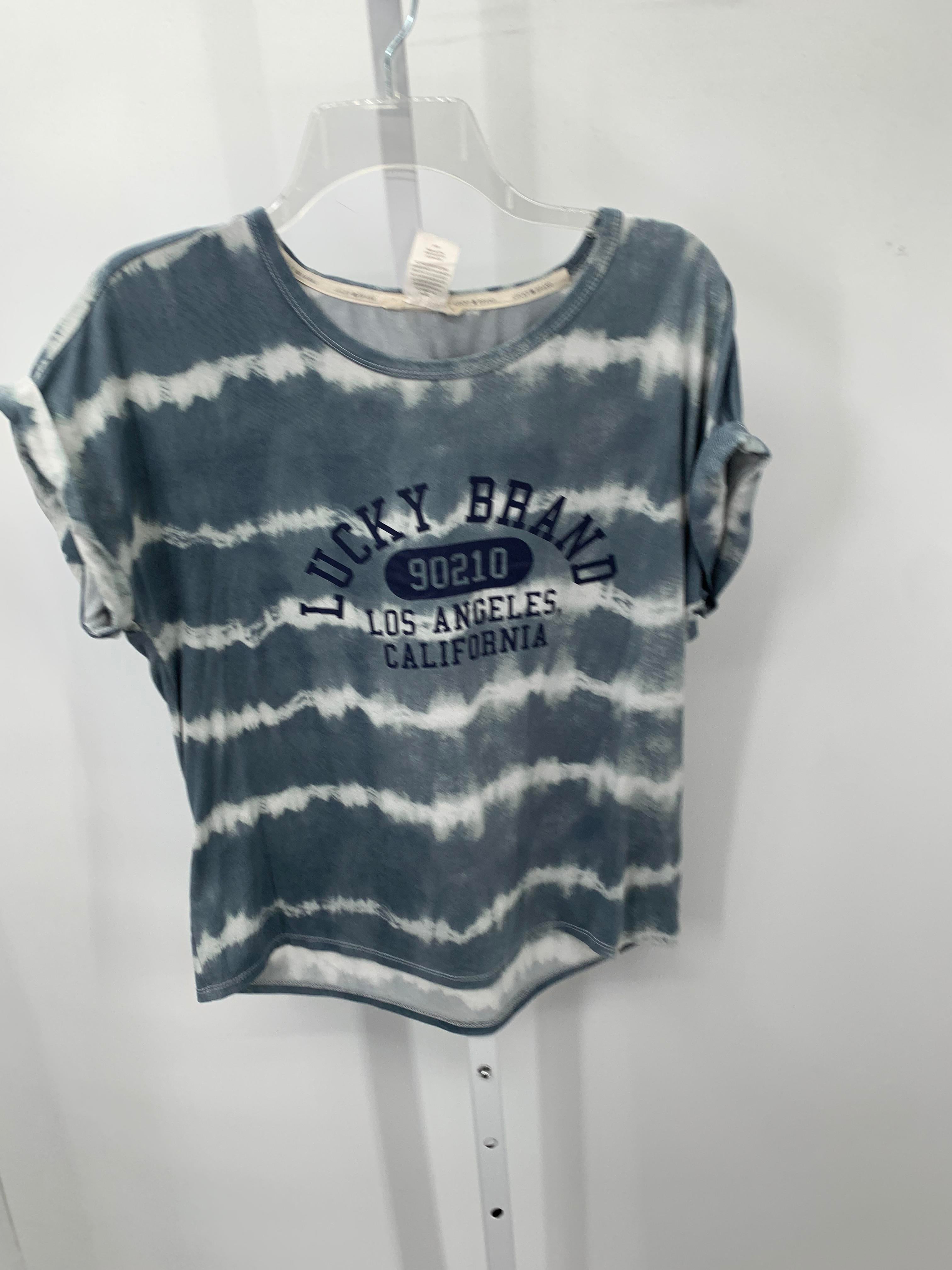 Lucky Brand Size Medium Misses Short Sleeve Shirt