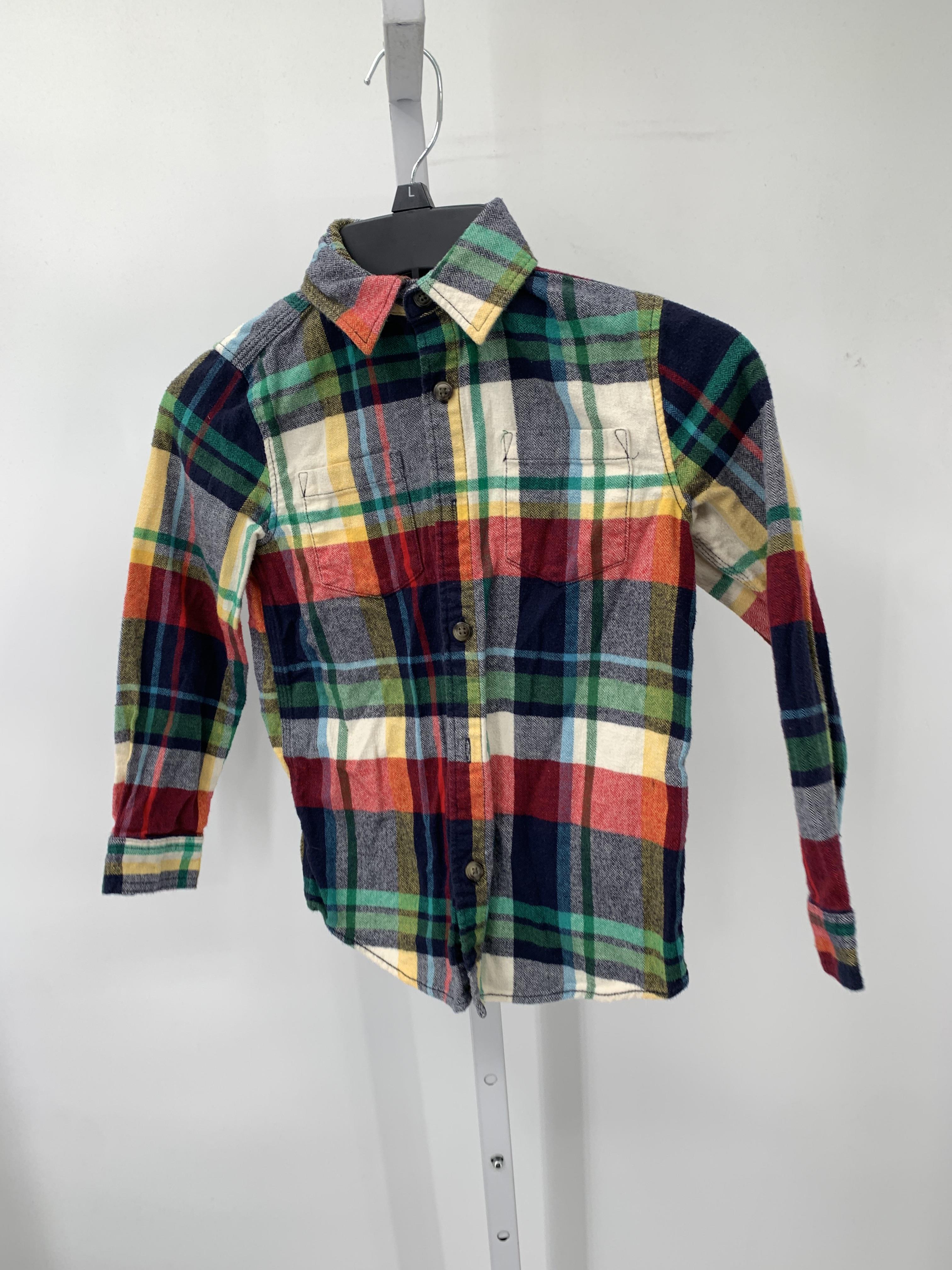PLAID BTN DOWN