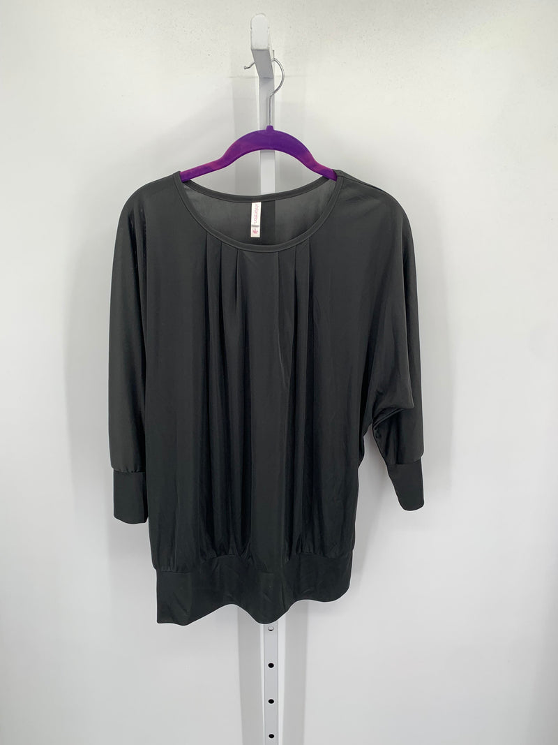 Xhilaration Size Large Misses 3/4 Sleeve Shirt