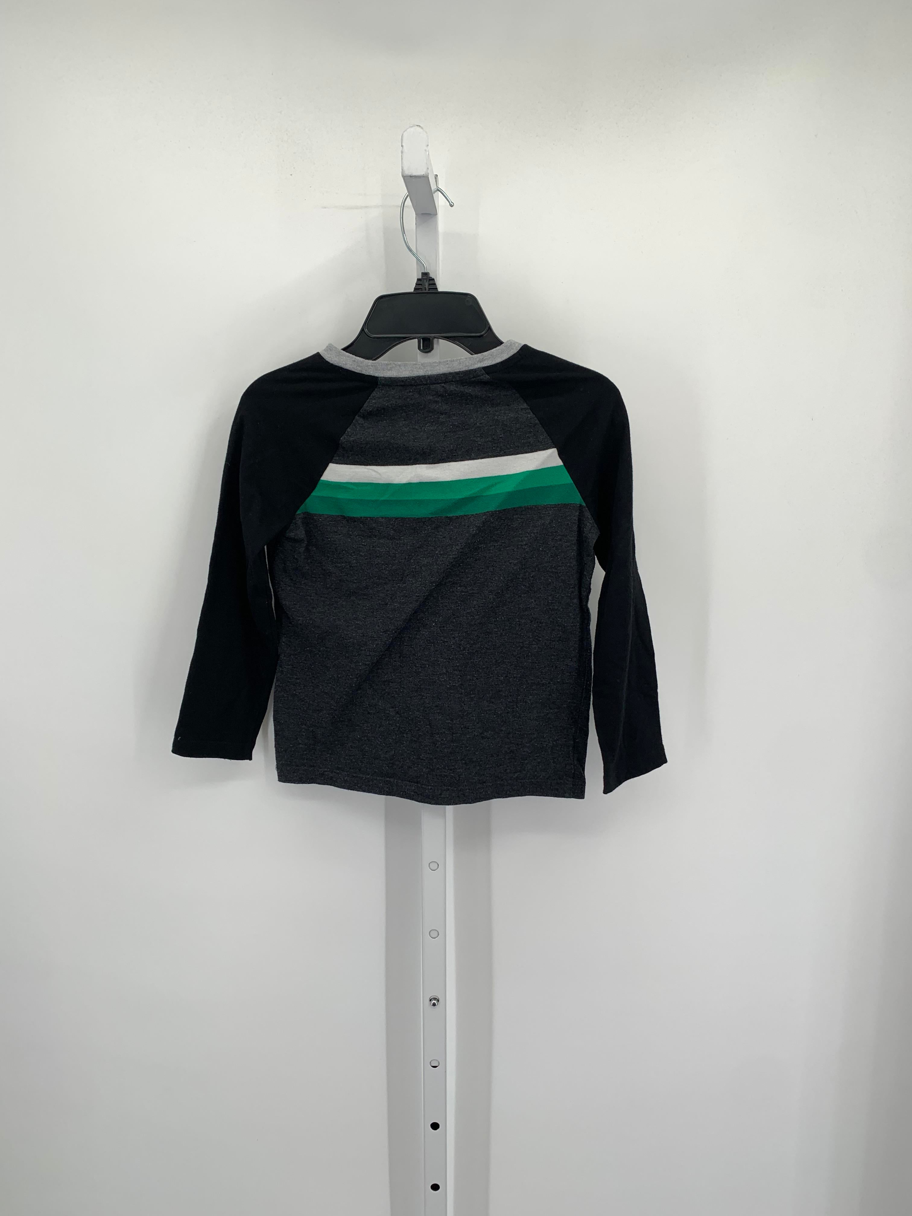 GREEN STRIPE KNIT SHIRT