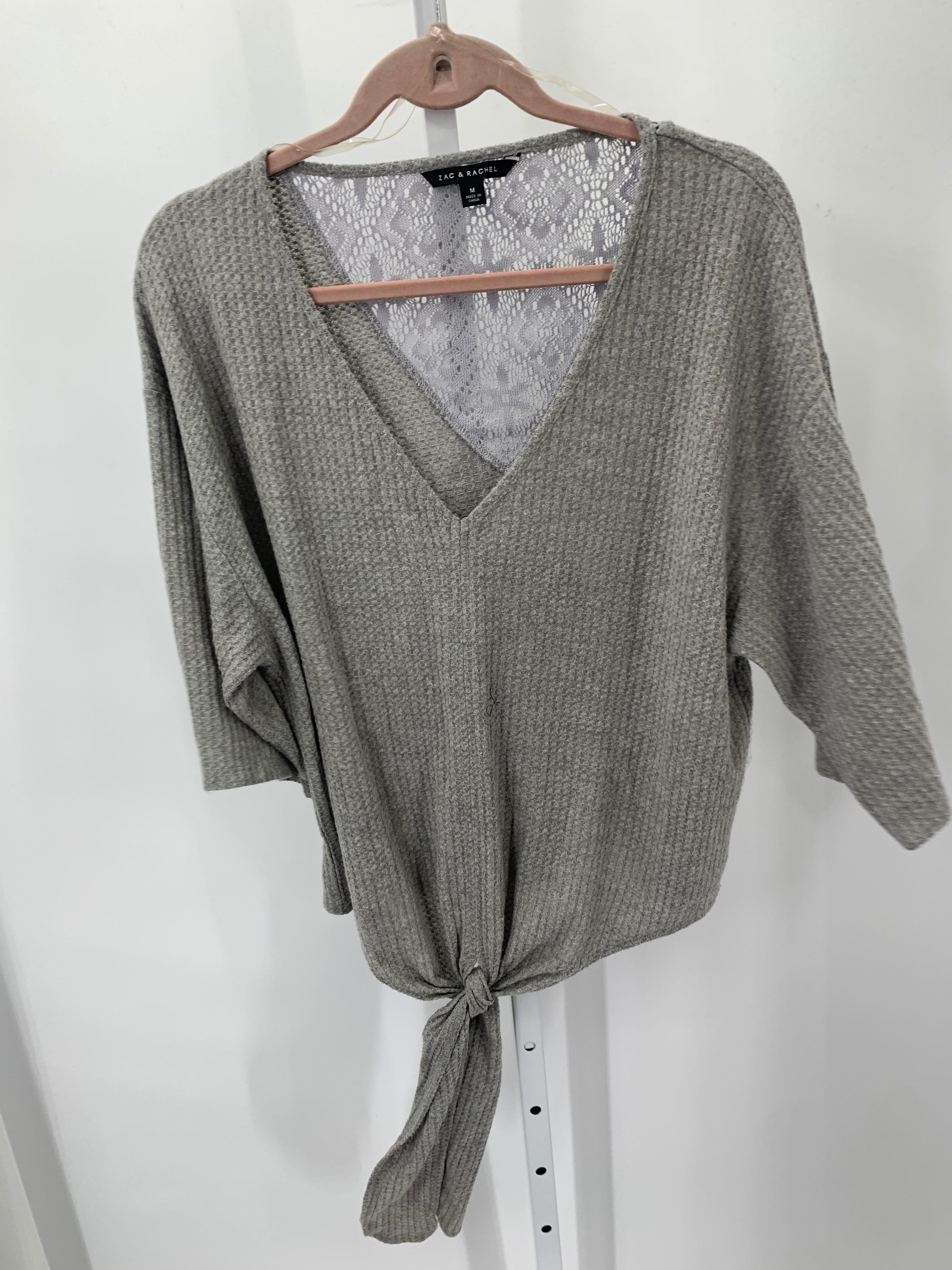 Zac & Rachel Size Medium Misses 3/4 Sleeve Shirt