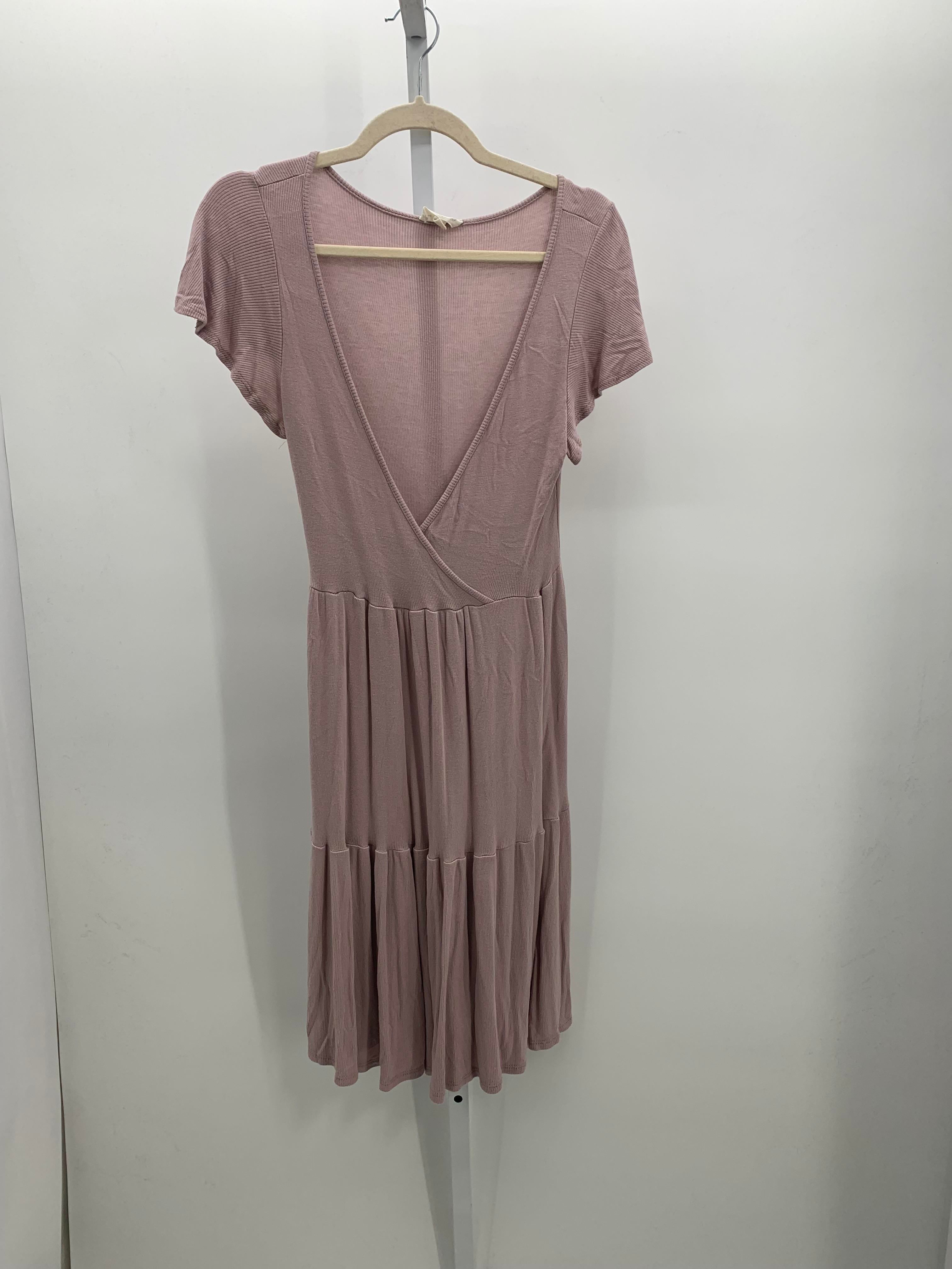 See You Monday Size Large Juniors Short Sleeve Dress