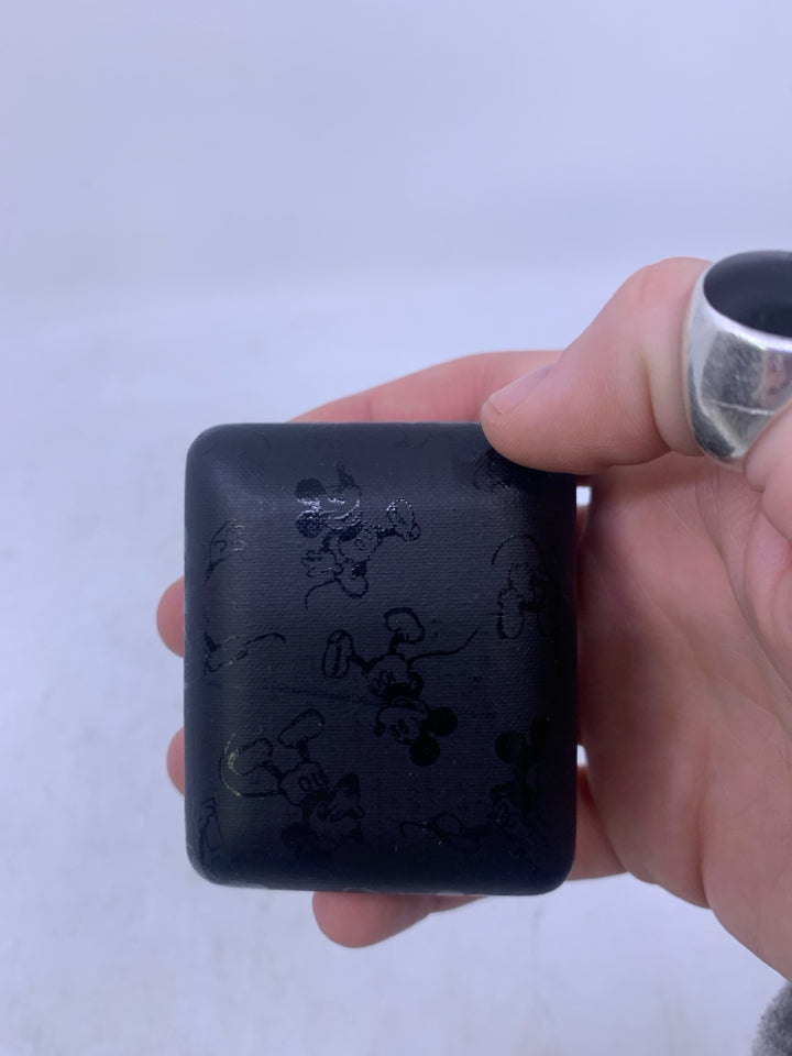 Sterling Silver Swirl Mickey Wire Earrings