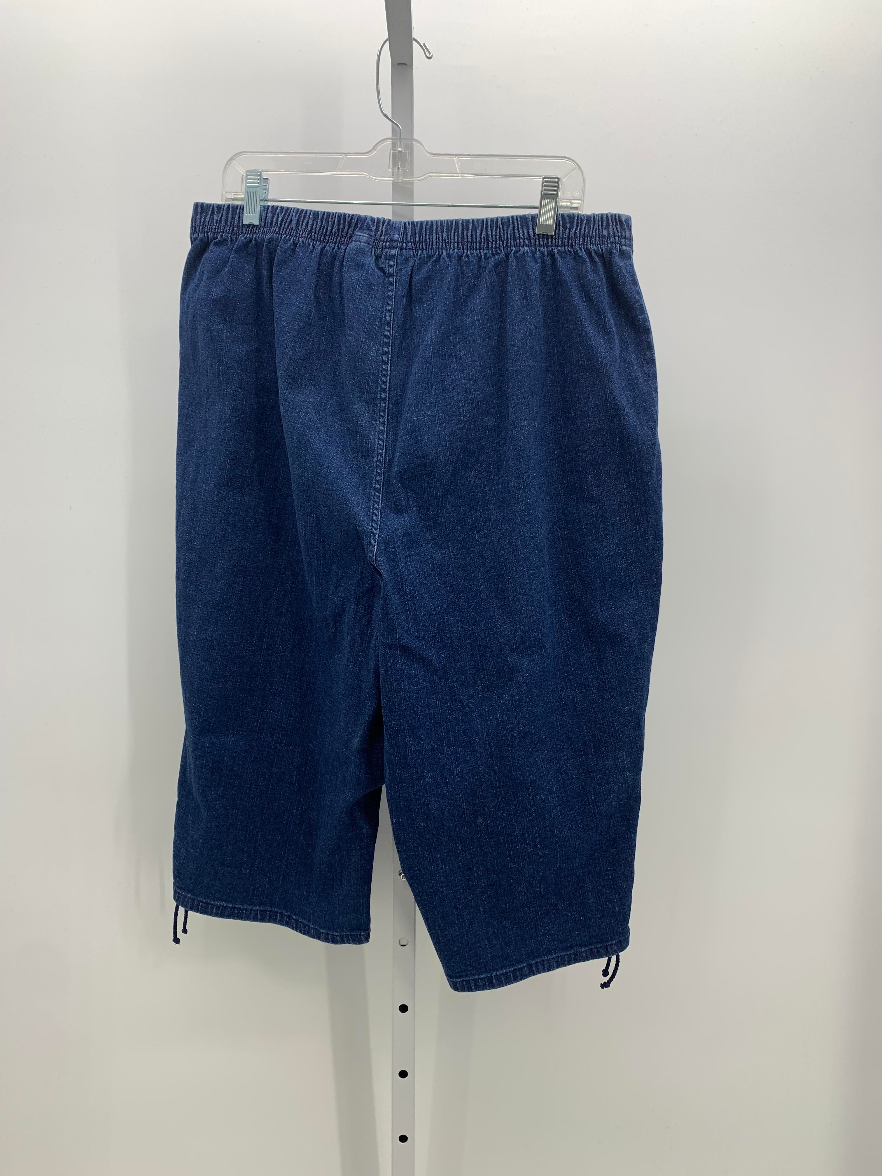 Croft & Barrow Size 2X Womens Capri Pants