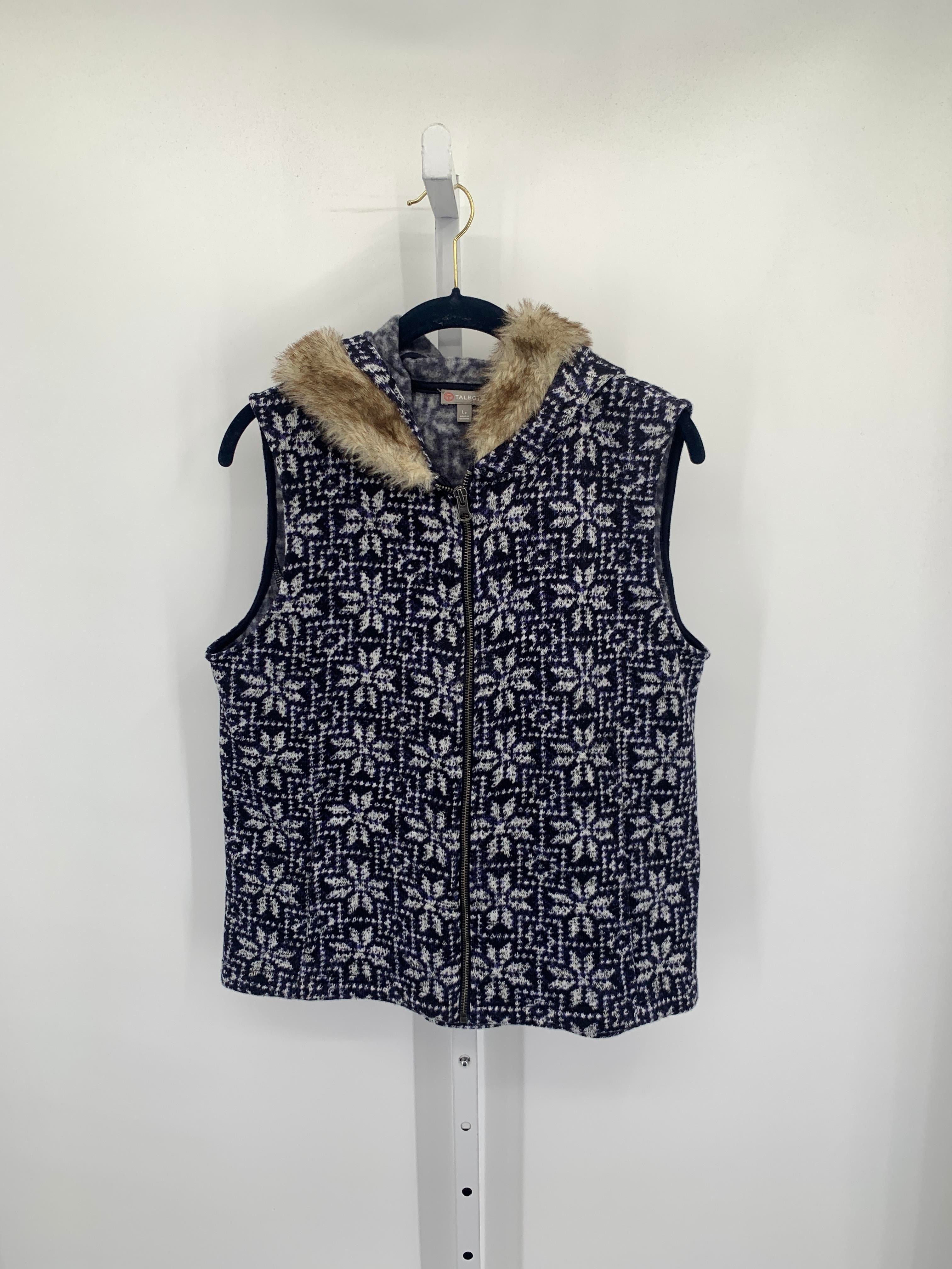 Talbots Size Large Petite Petite Vest