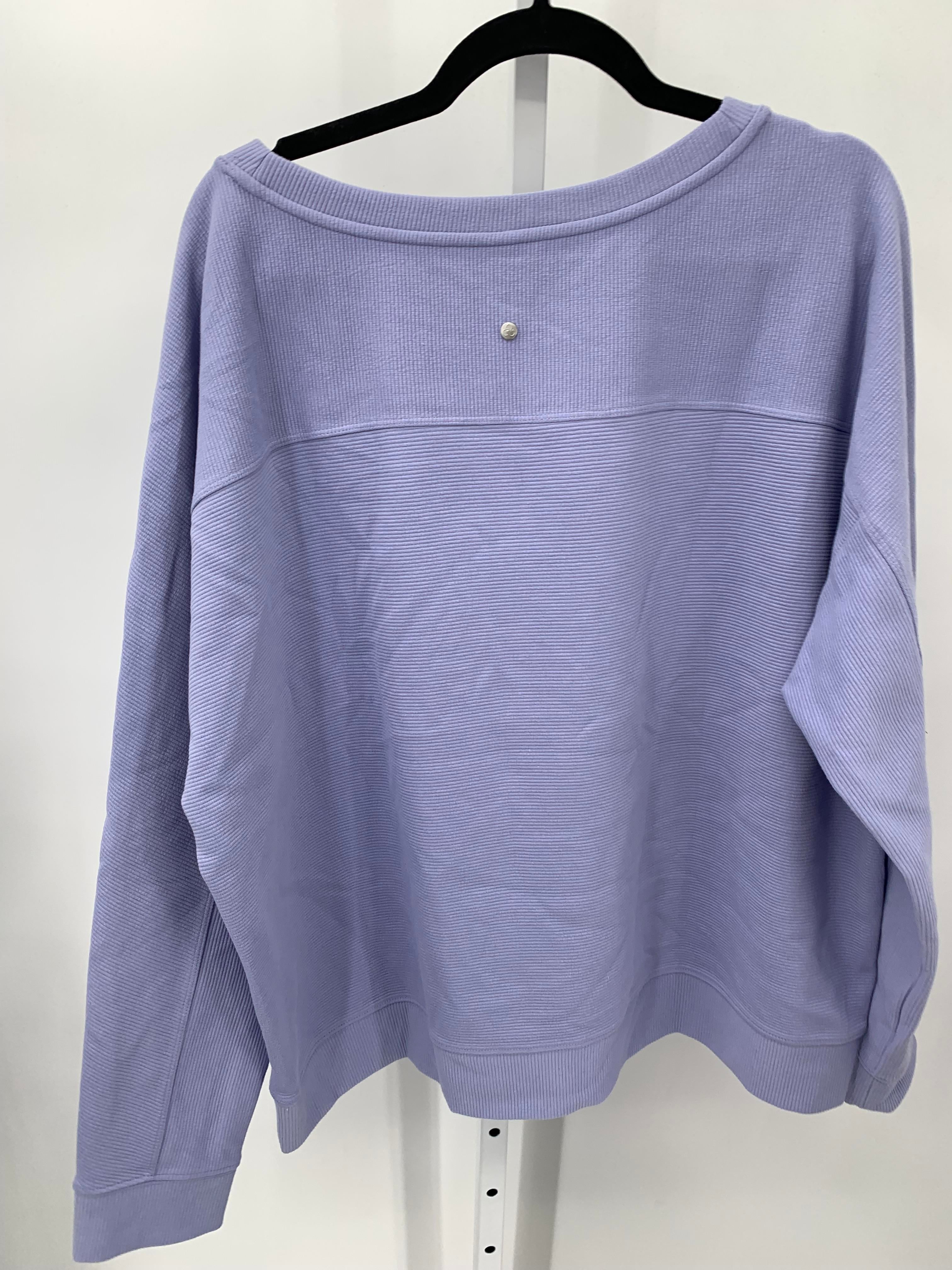 Zella Size Extra Large Misses Long Sleeve Shirt