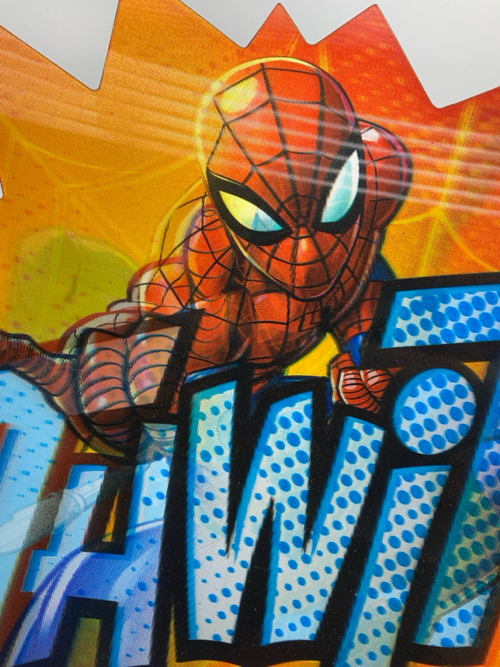 "THWIP" SPIDERMAN MOVING STARBURST WALL-HANGING.