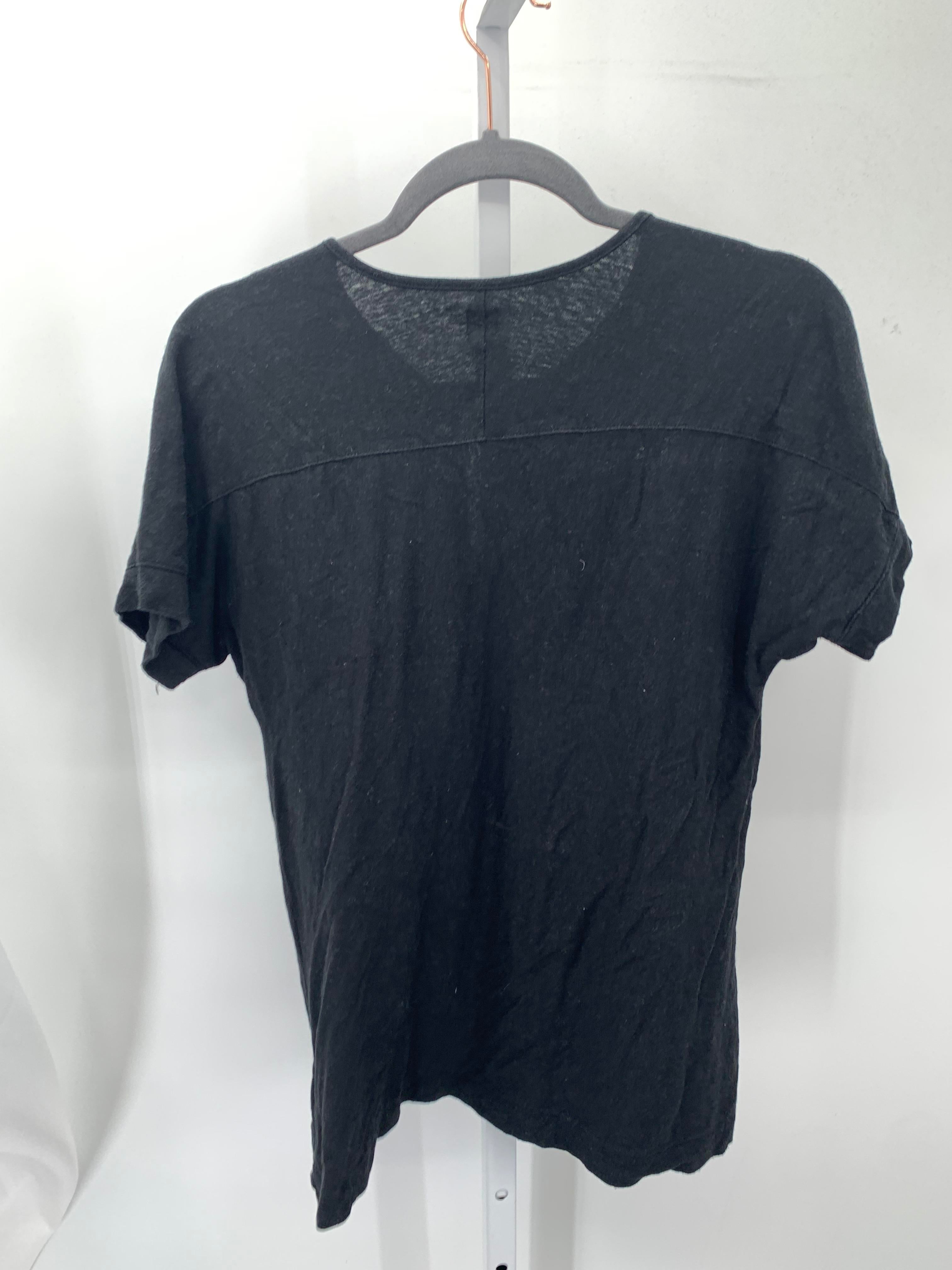 Gap Black Size Small Maternity Short Sleeve Shirt
