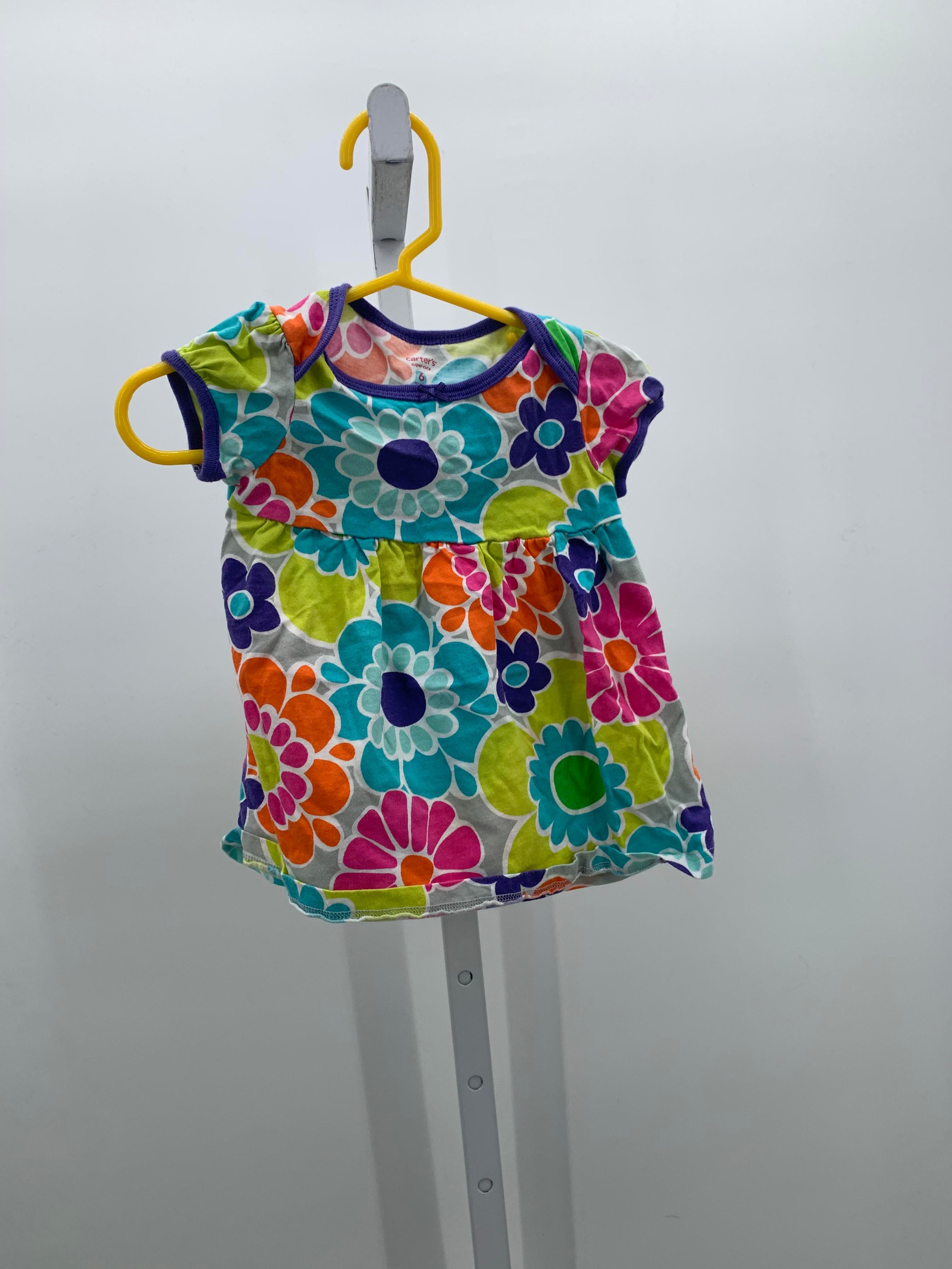 Carters Size 6 Months Girls Short Sleeve Dress