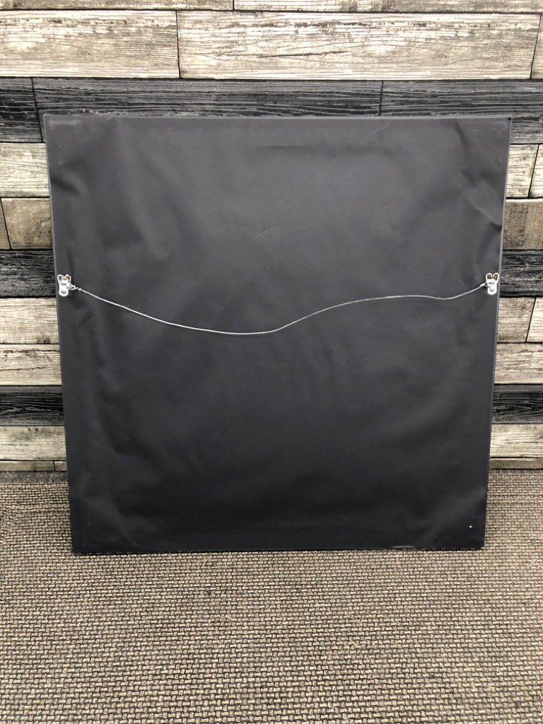 3 BIRDS SILHOUETTE FRAMED PRINT.