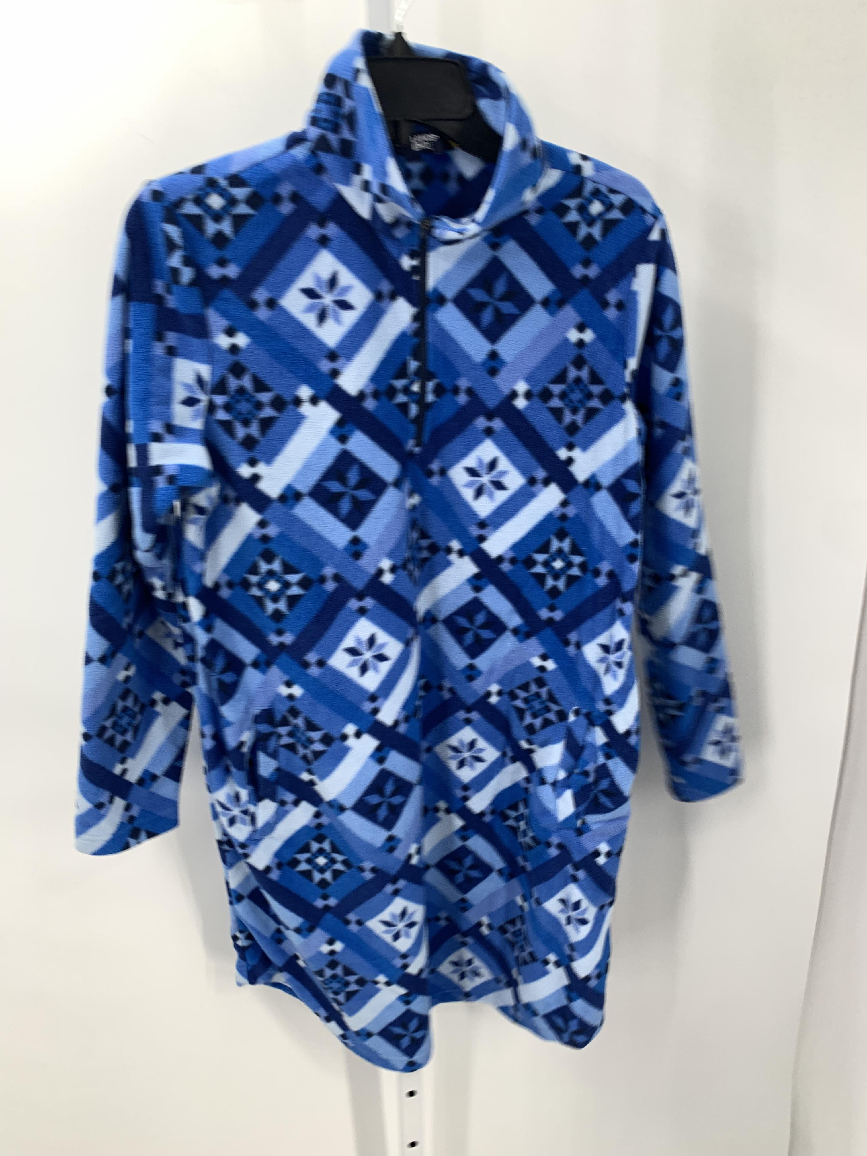 Lands End Size Medium Misses Long Sleeve Dress