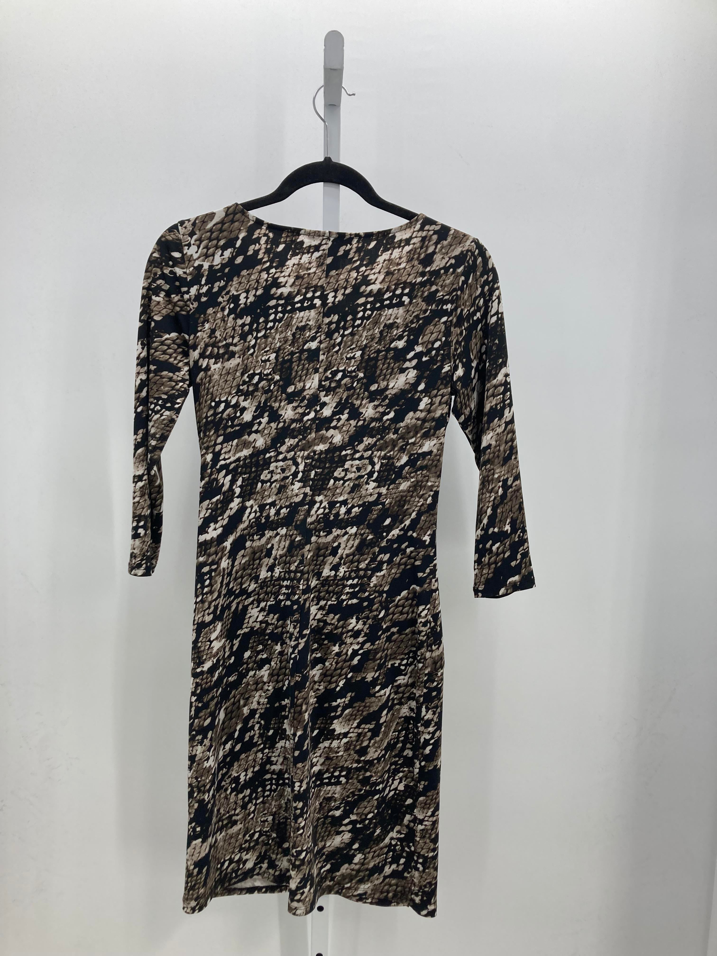 Dana Buchman Size X Small Misses 3/4 Sleeve Dress
