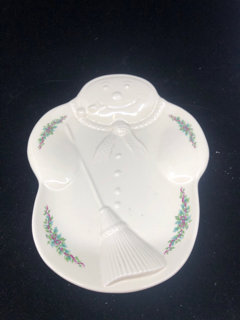 PFALTZGRAFF SNOWMAN PLATE.