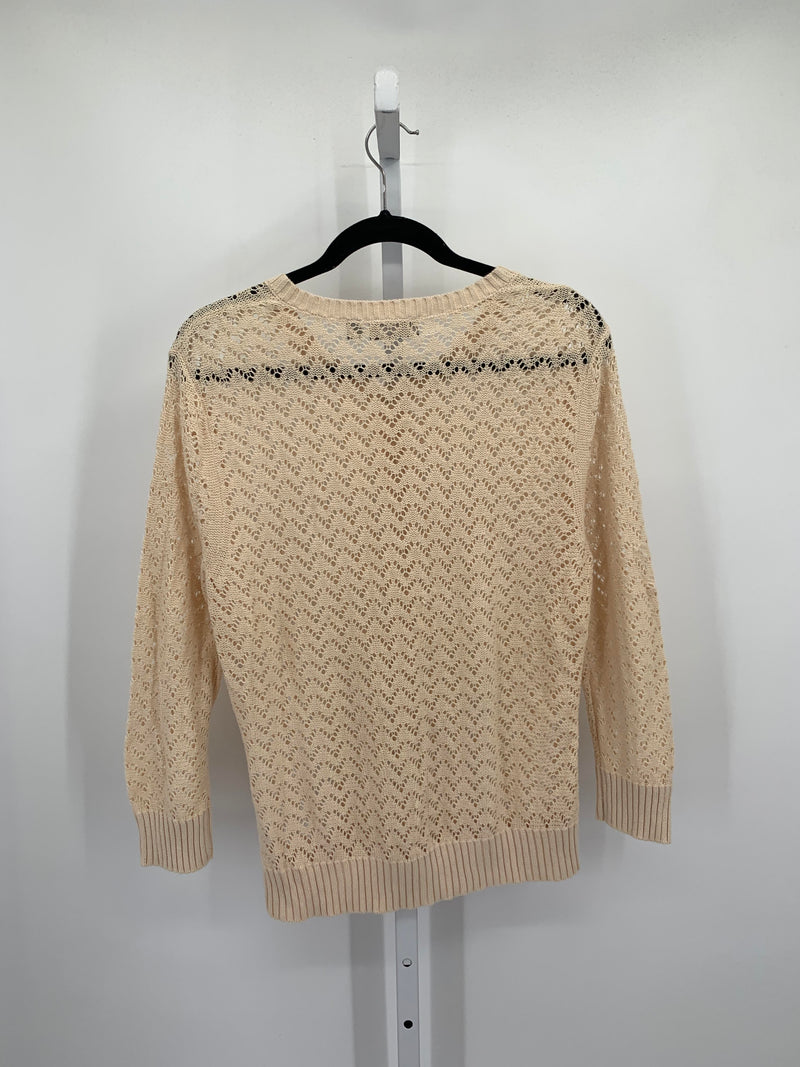 Croft & Barrow Size Large Misses Long Slv Sweater