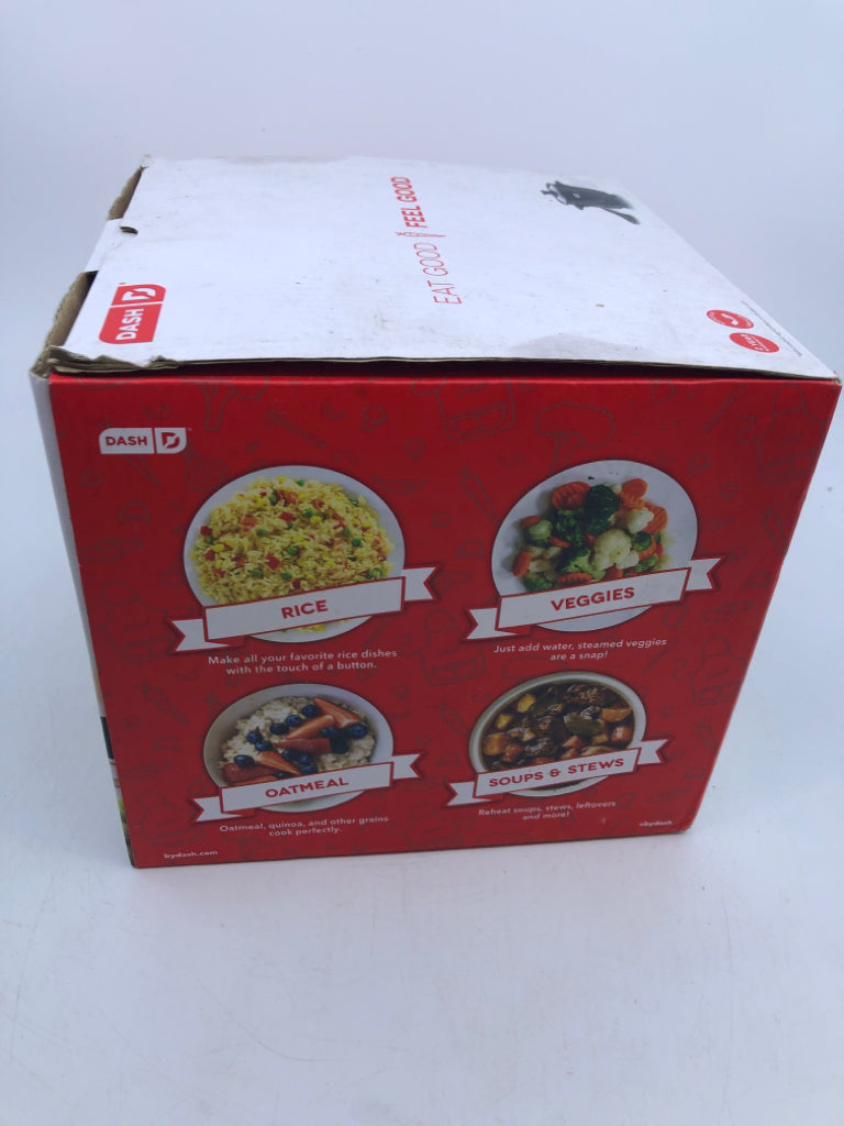NIB MINI BLACK RICE COOKER DASH.
