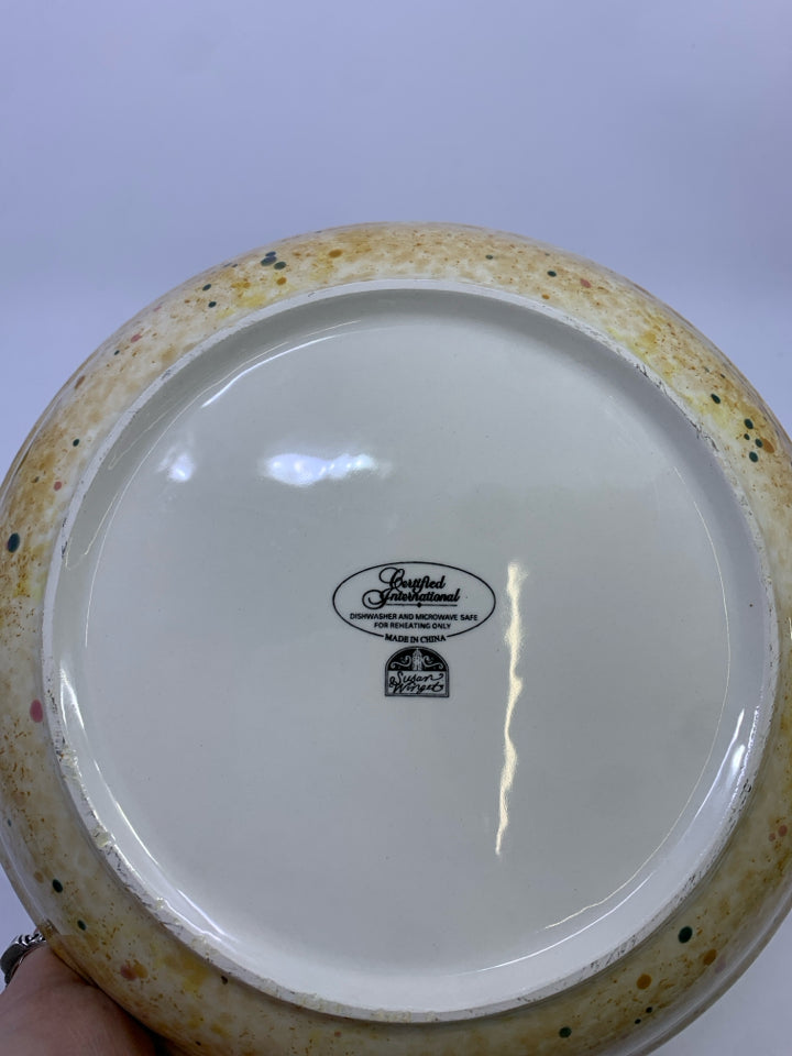 SHALLOW ARTICHOKE BOWL.