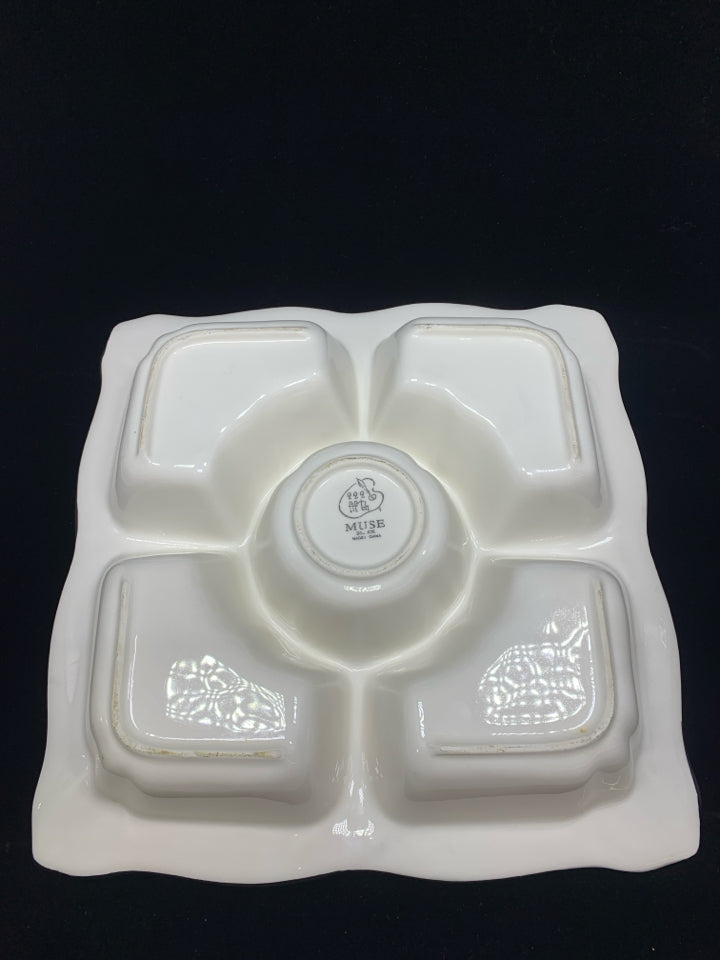 5 SECTION SERVING PLATTER.