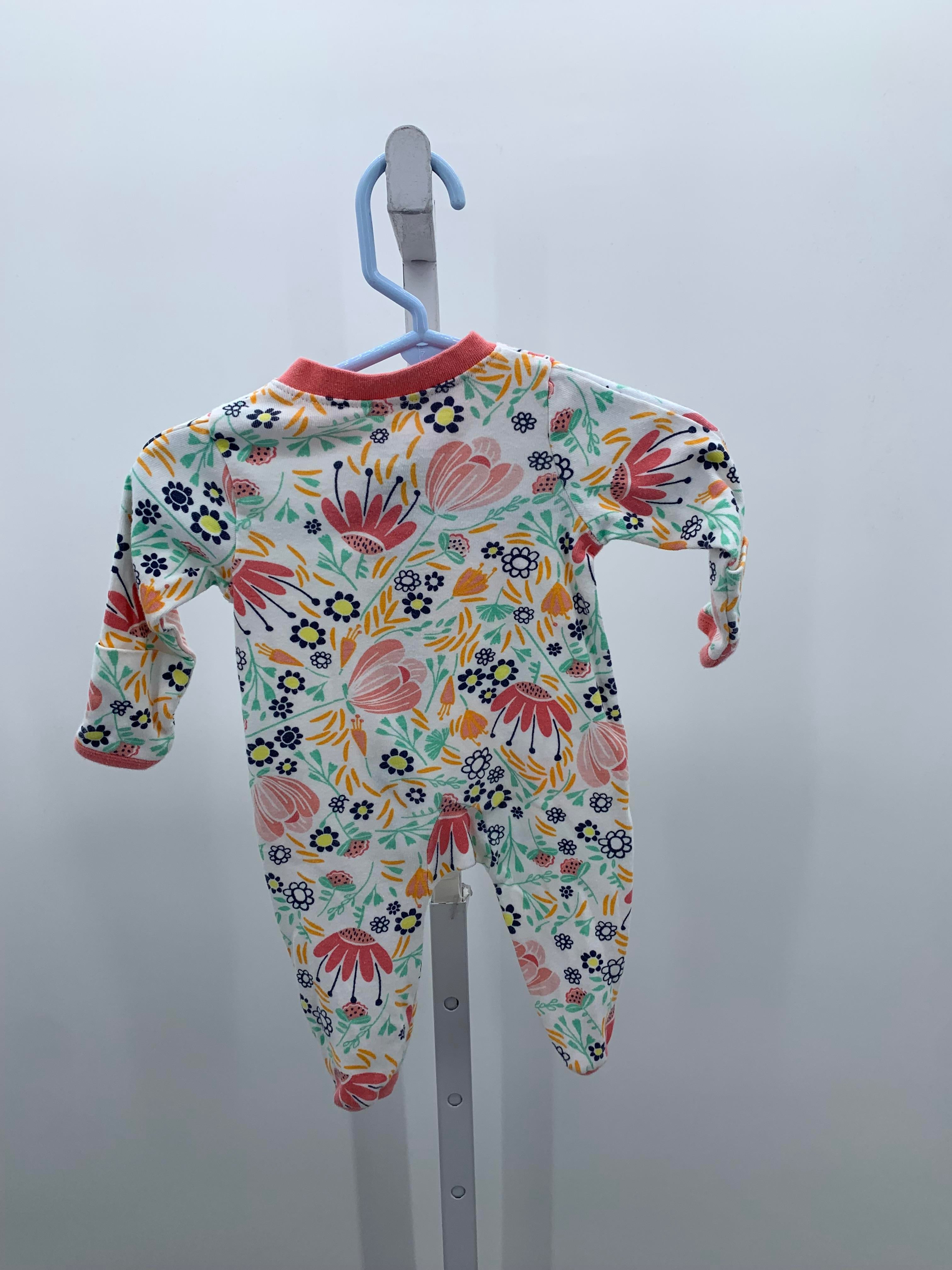 Size Newborn Girls Long Slv. Romper