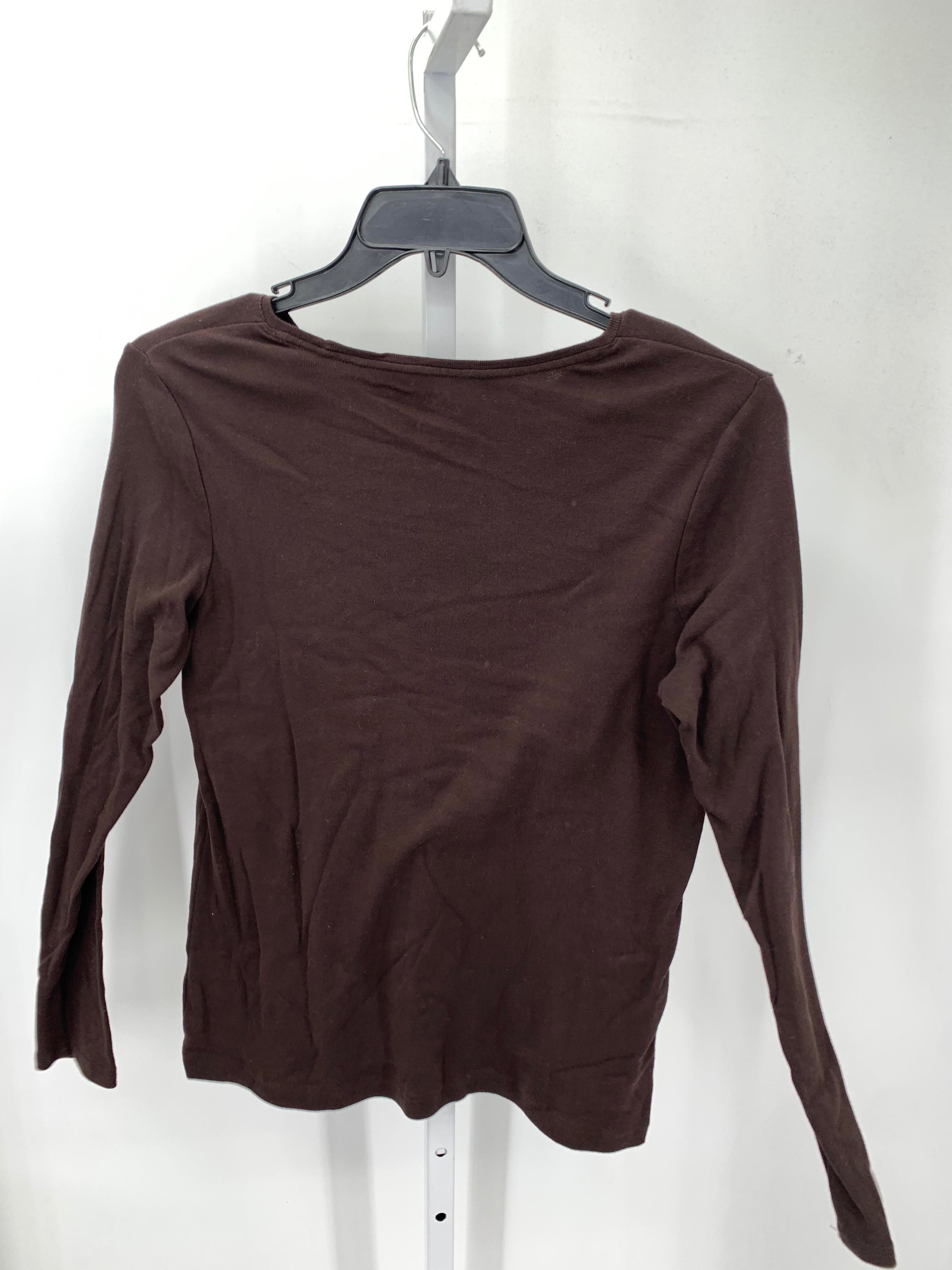 Croft & Barrow Size Medium Misses Long Sleeve Shirt
