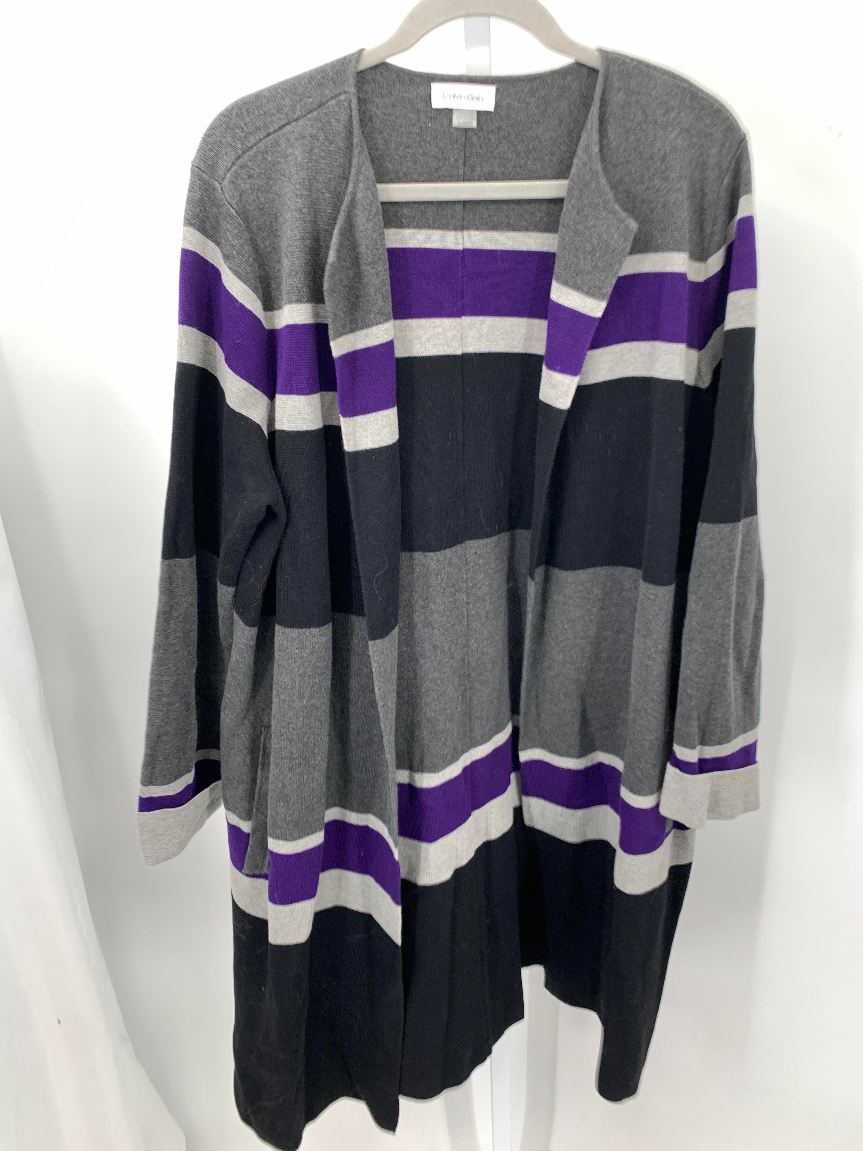 Calvin Klein Size Extra Large Misses Cardigan