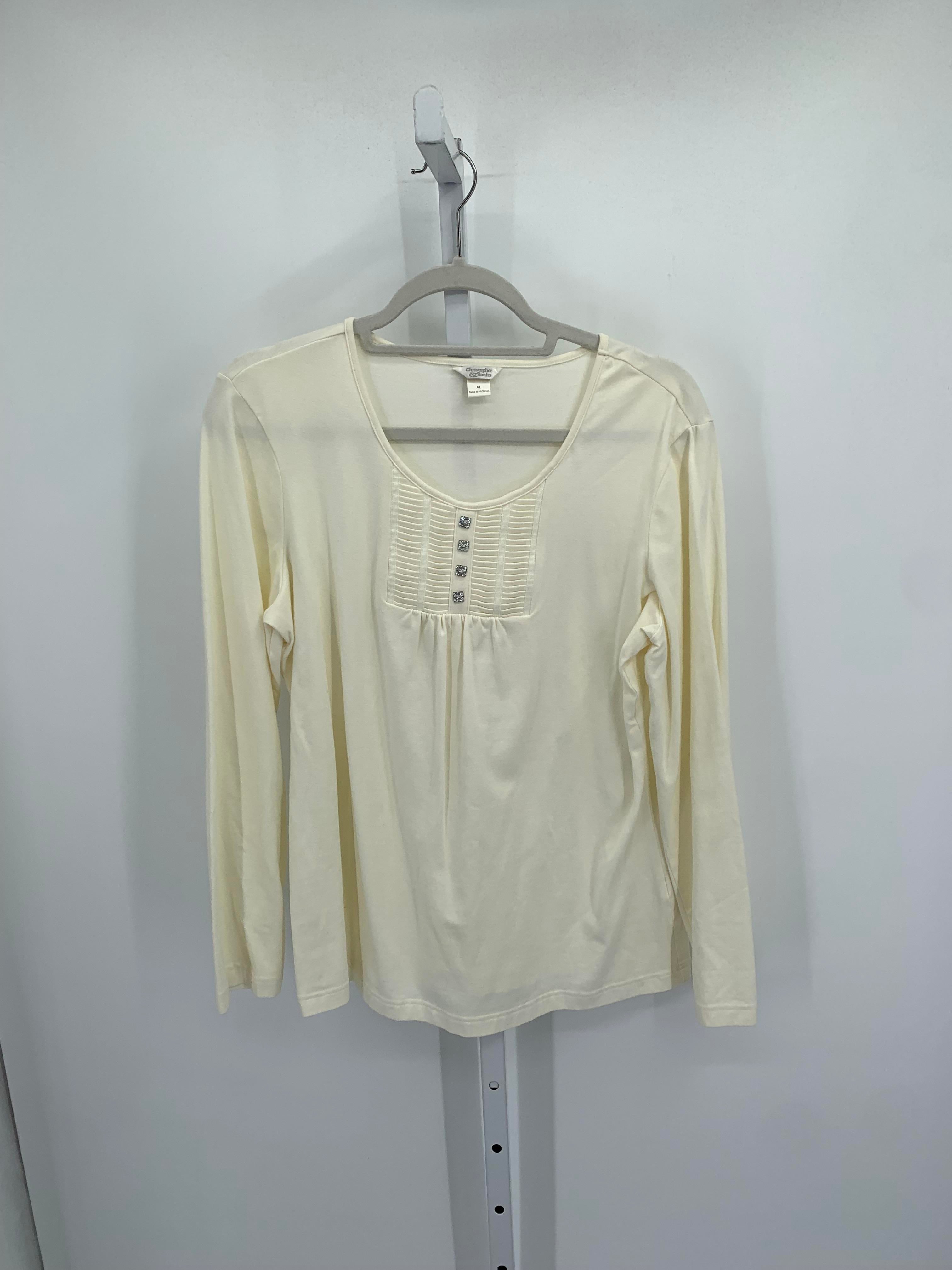 Christopher & Banks Size Extra Large Misses Long Sleeve Shirt