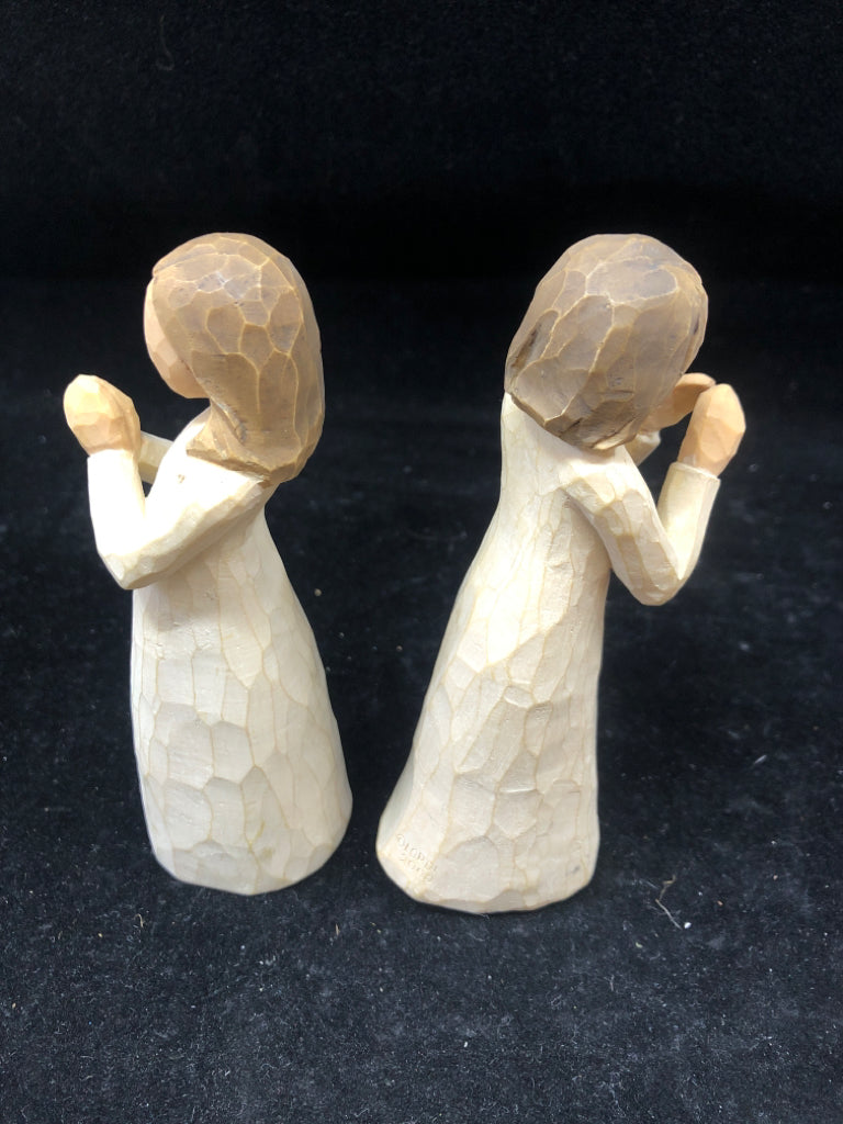 2 PC SISTERS BY HEART WILLOW TREE.