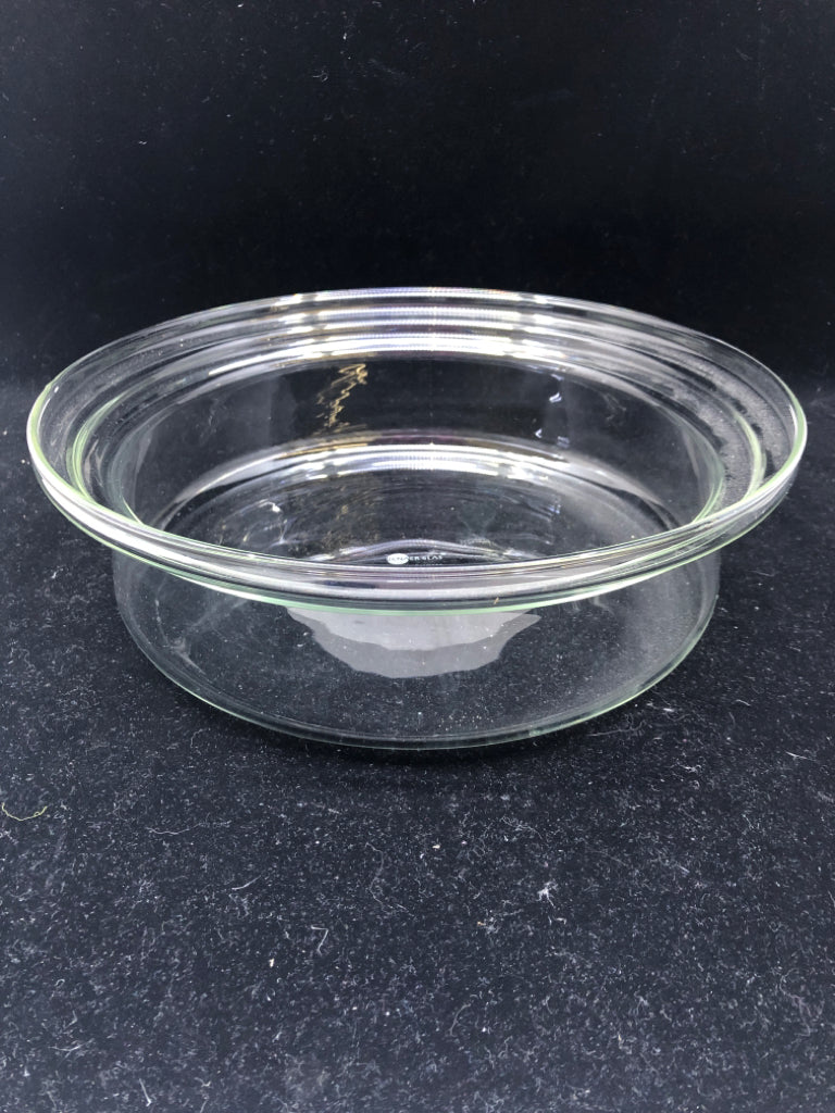 2 GLASS DELICATE NESTING BOWLS- JENAER GLASS.
