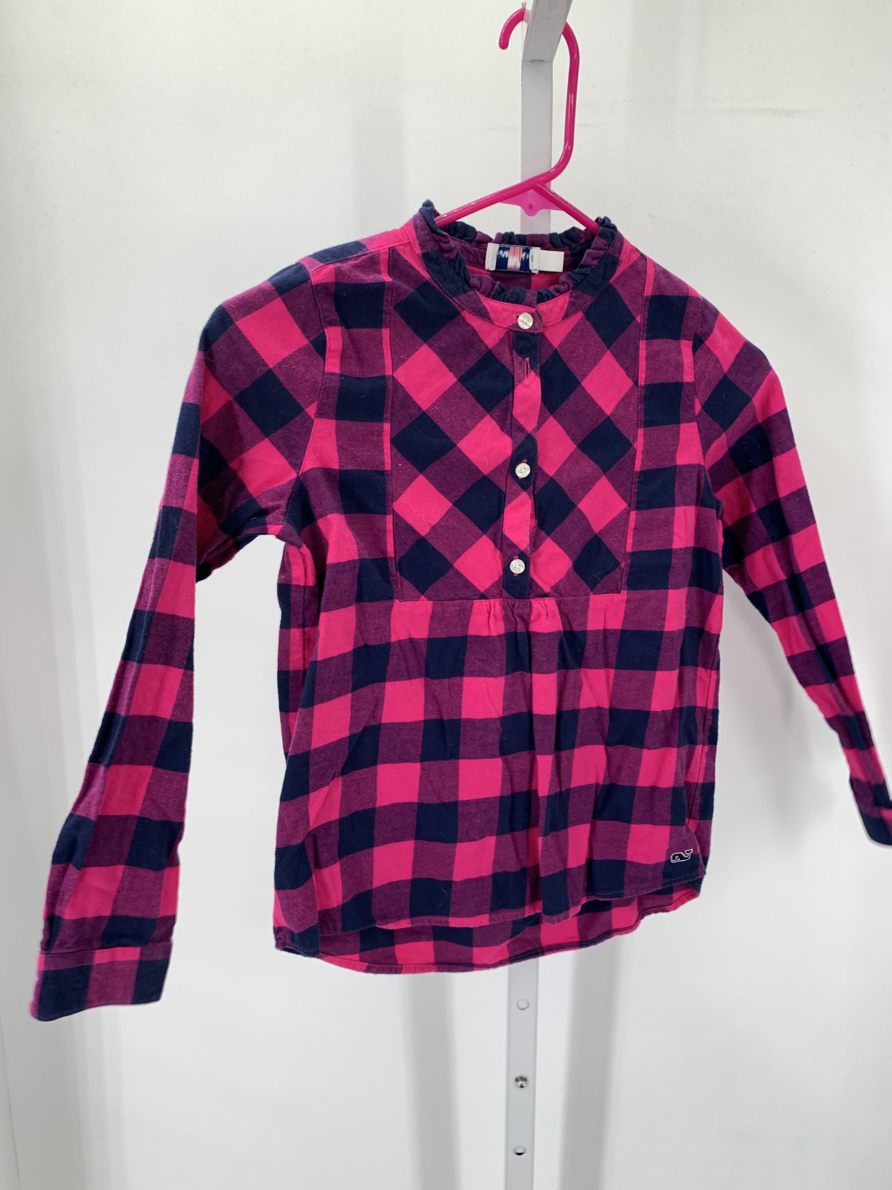 Vineyard Vines Size 7-8 Girls Long Sleeve Shirt
