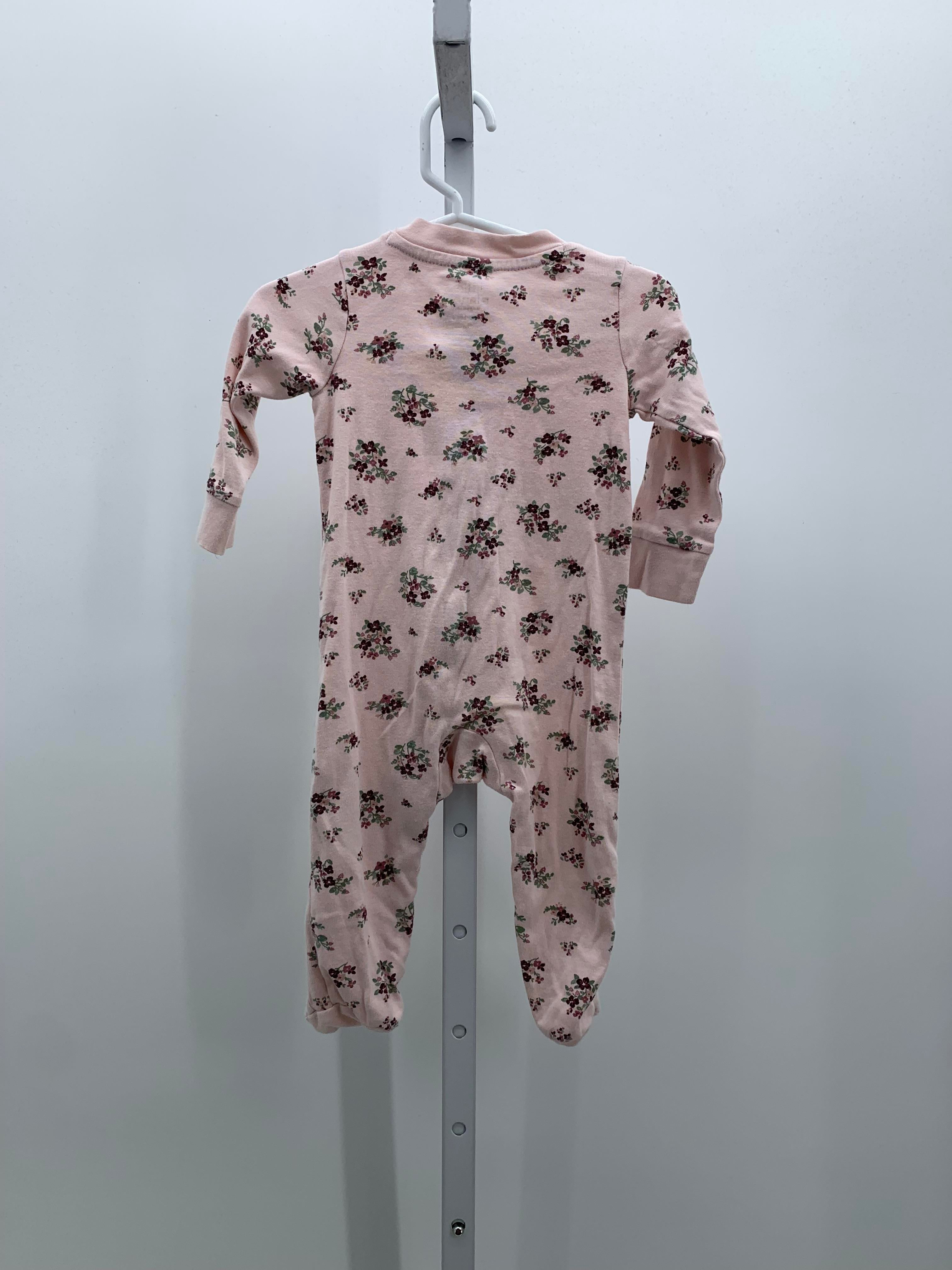 Carters Size 9 Months Girls Long Slv. Romper