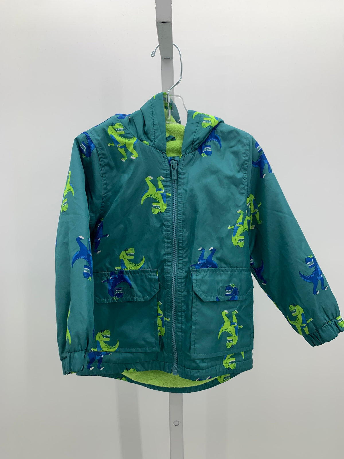 HOODED DINOS ZIP UP