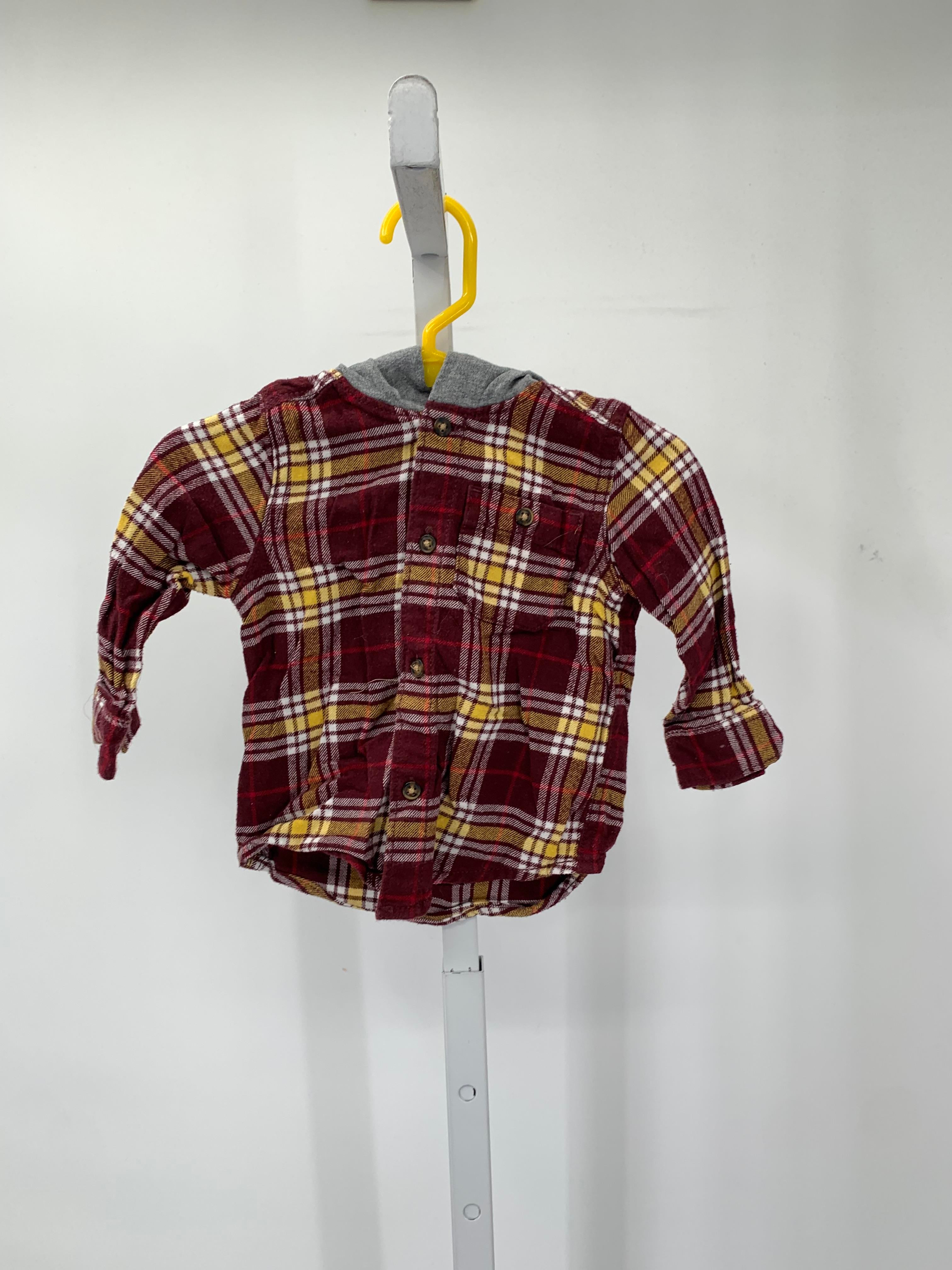 HOODED PLAID BTN DOWN