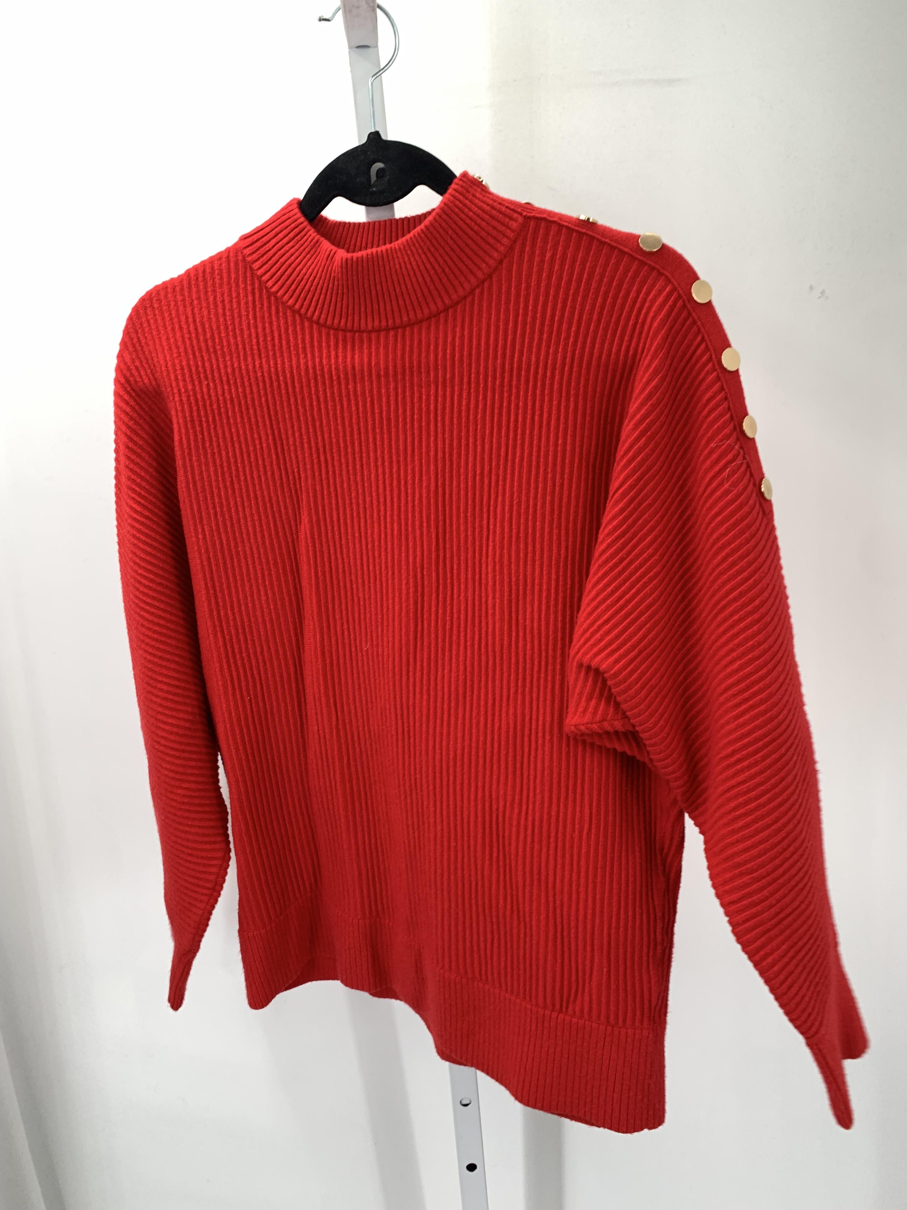 Tahari Size Medium Misses Long Slv Sweater