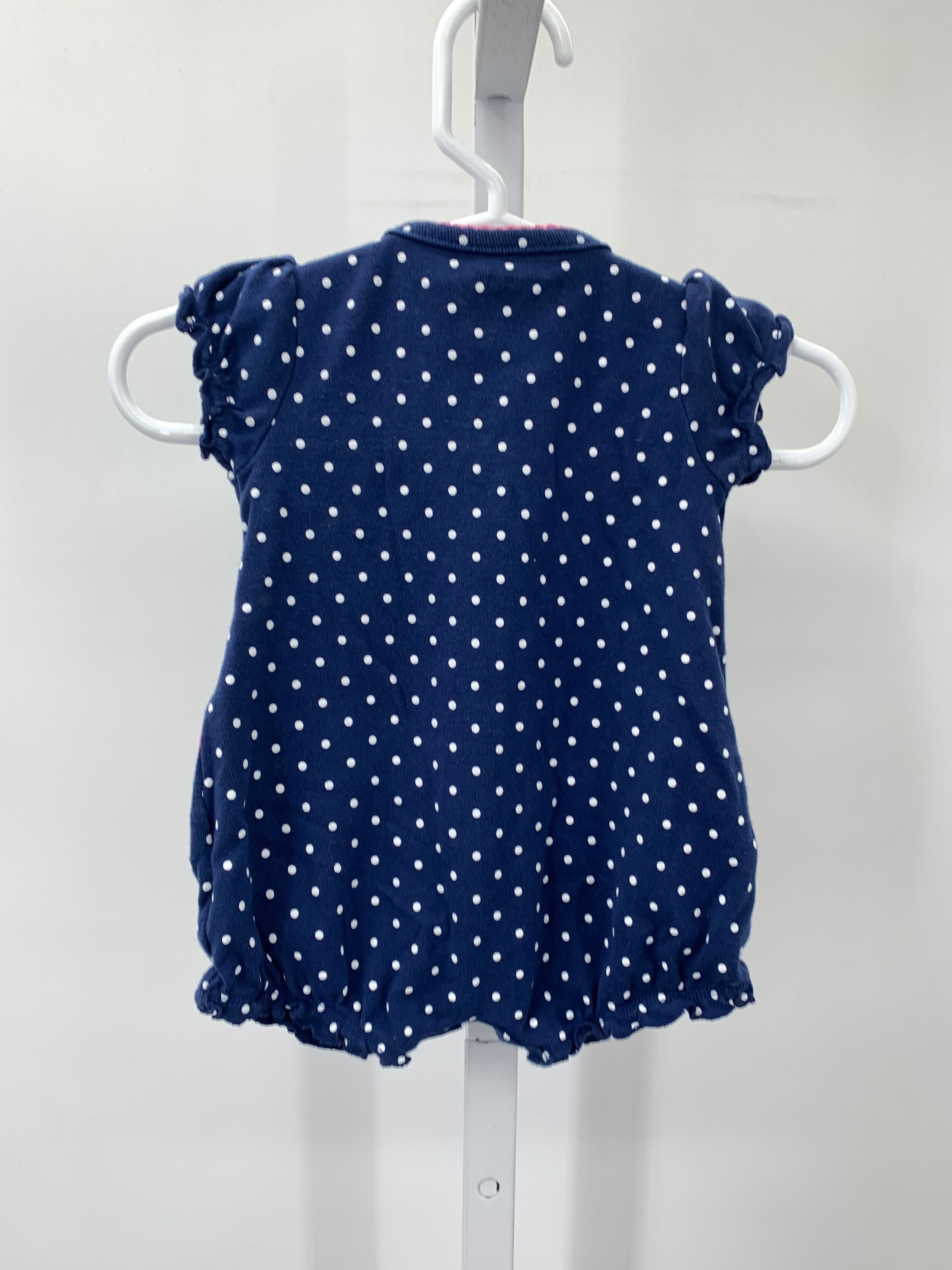 Carters Size 3 Months Girls Short Slv. Romper
