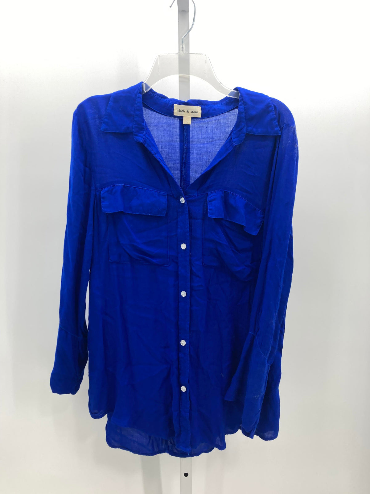 Cloth & Stone Size Large Misses Long Sleeve Shirt