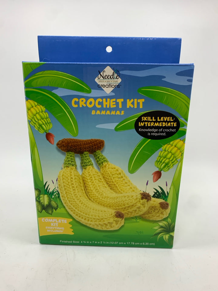 NIB BANANA CROCHET KIT.