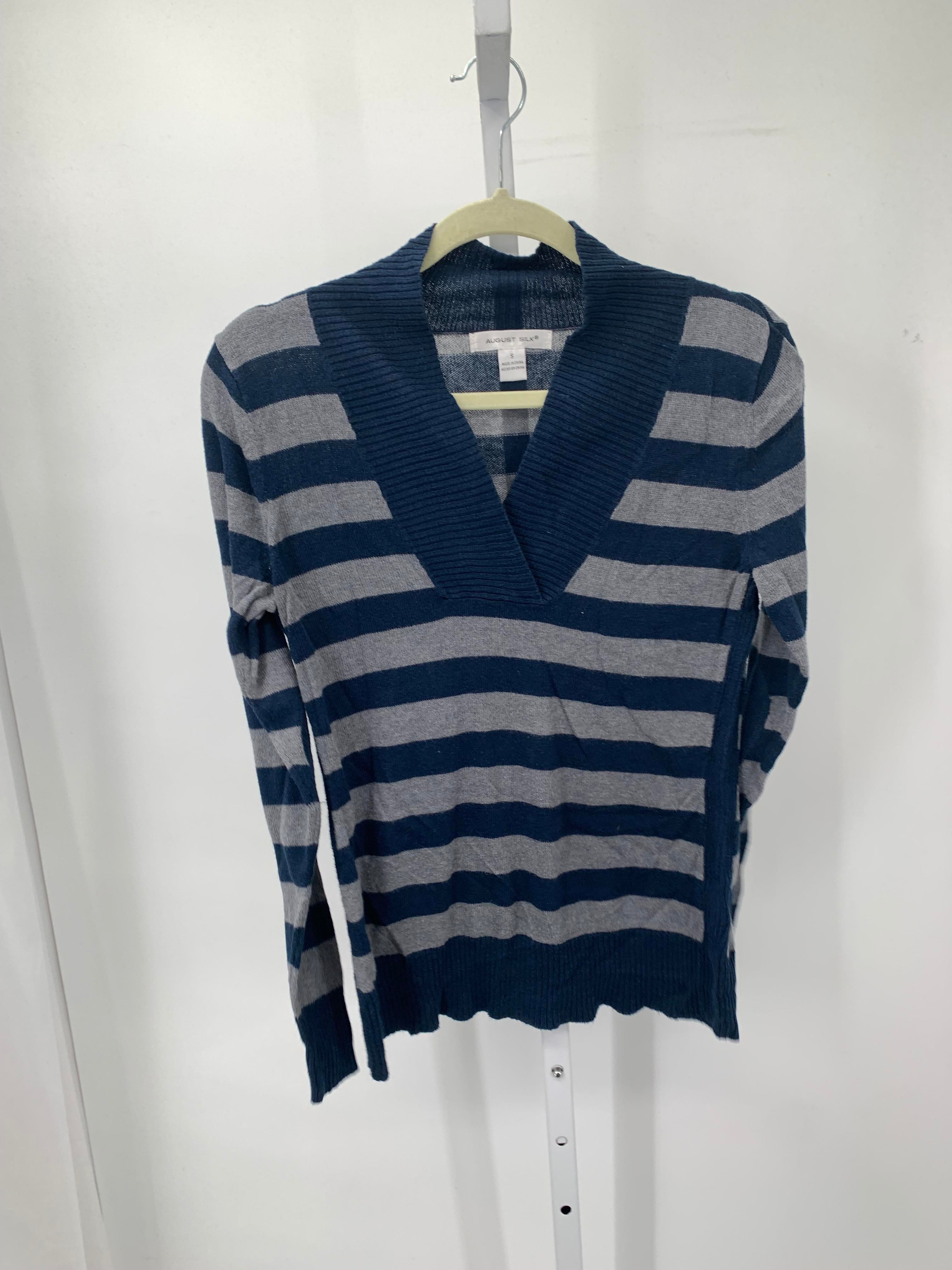August Silk Size Small Misses Long Slv Sweater
