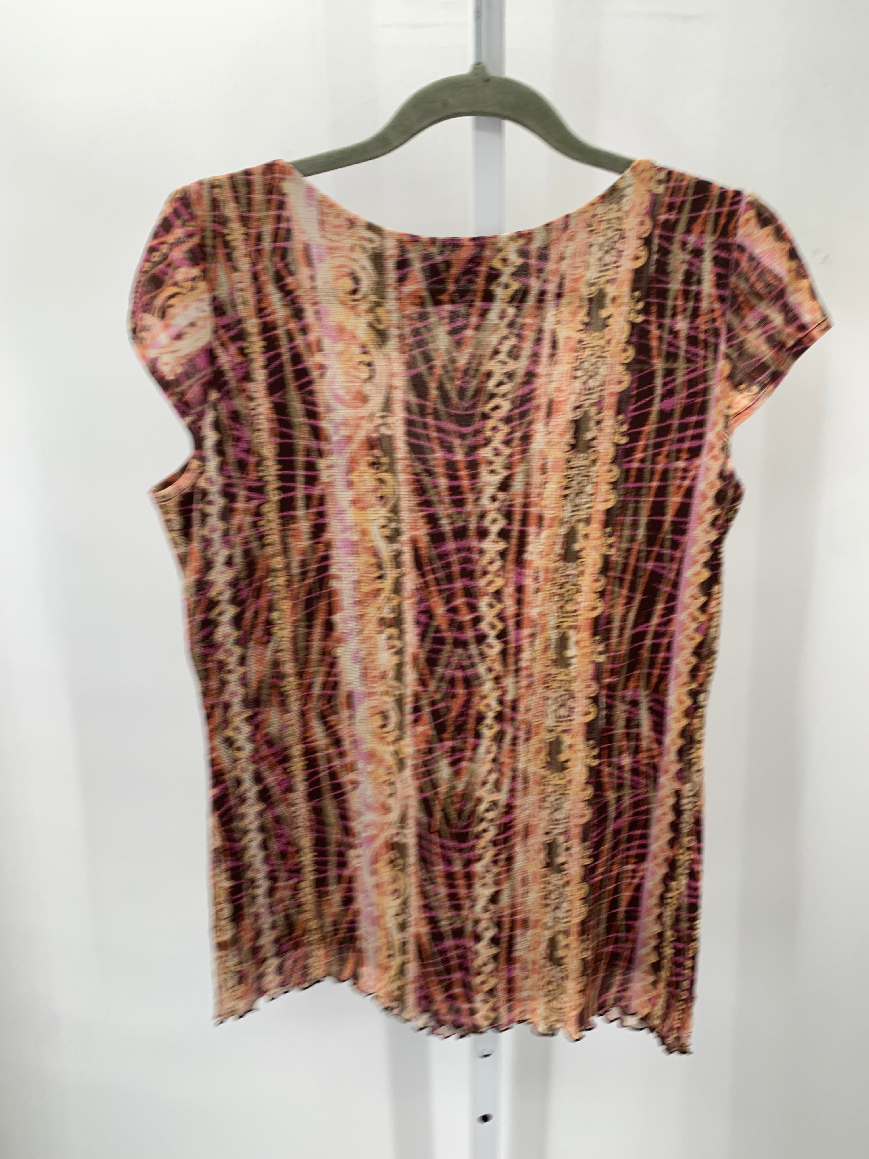 Axcess Size Large Misses Short Sleeve Shirt
